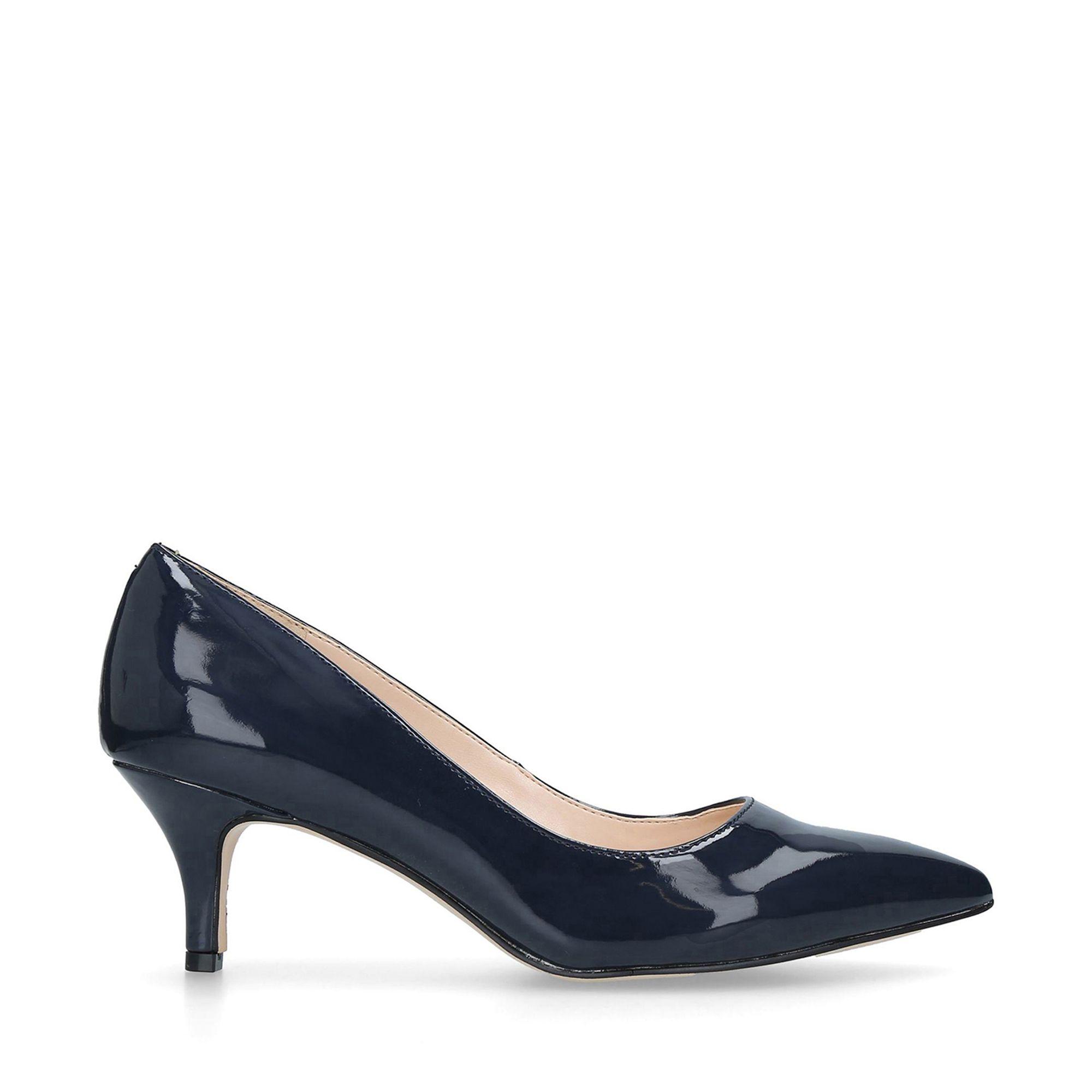 navy patent court shoes