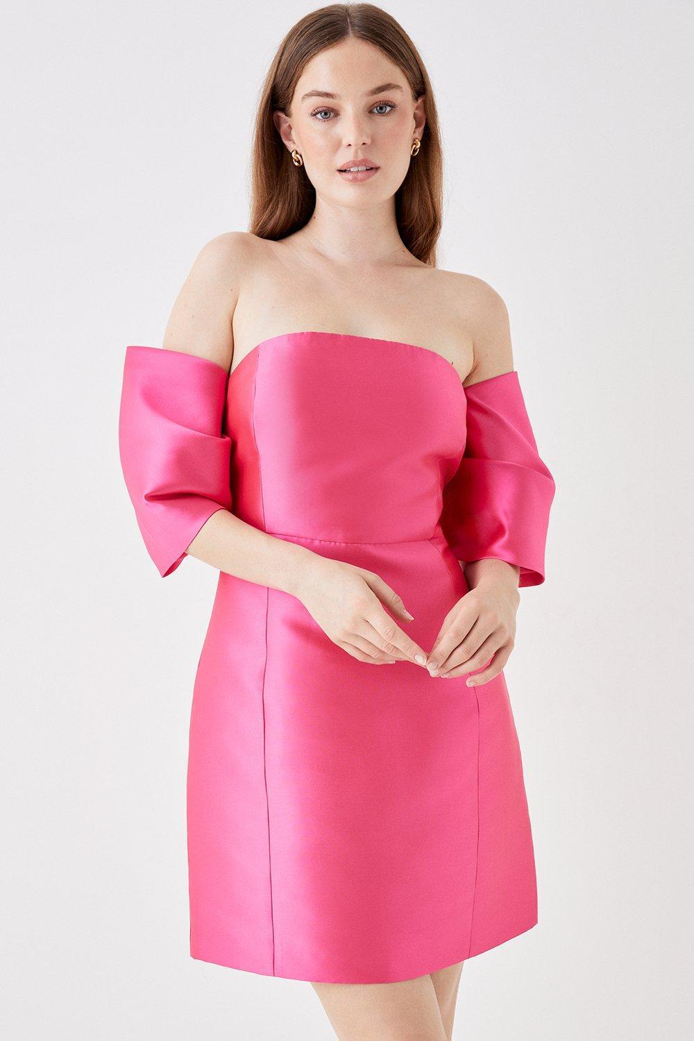 Pink cocktail hot sale dress for debut