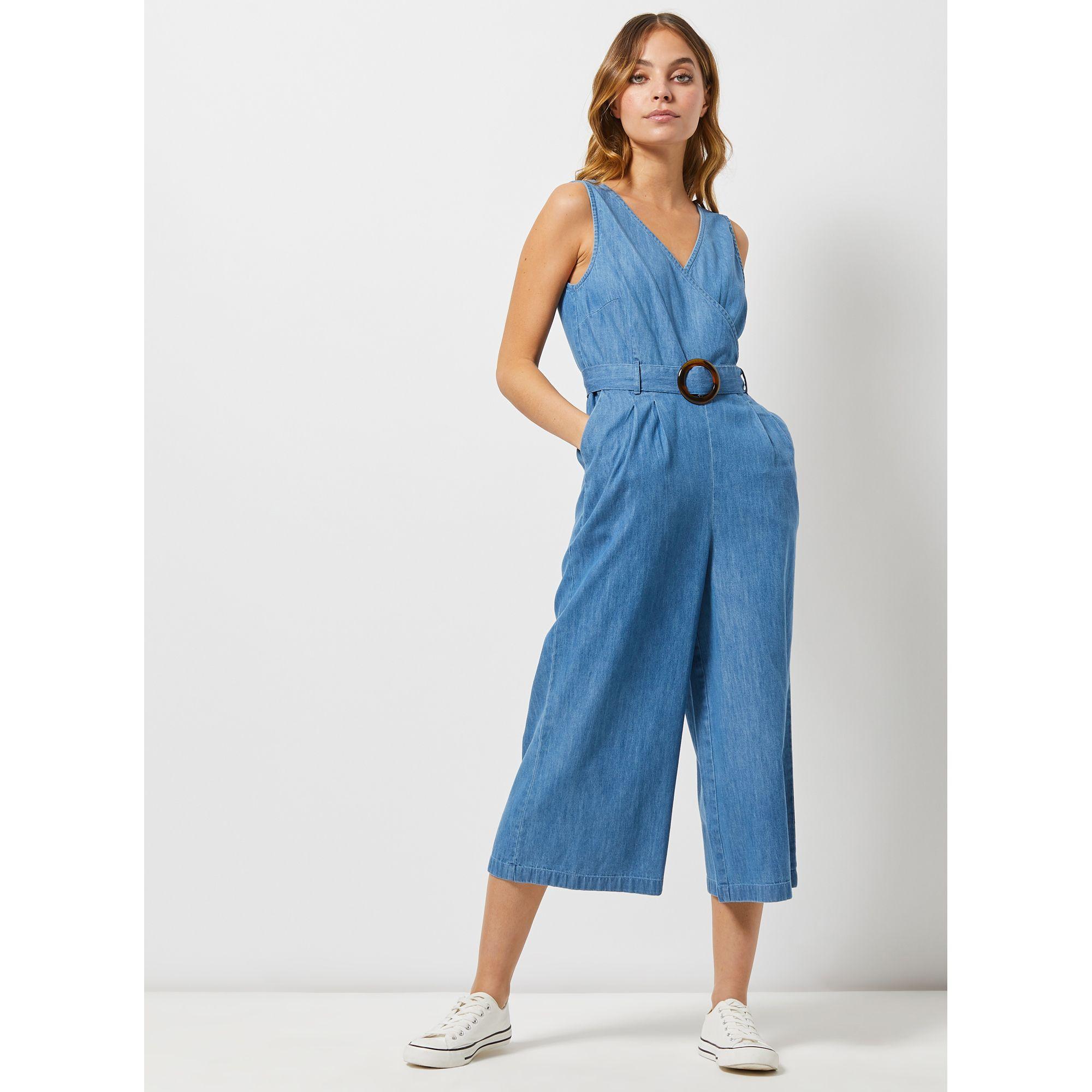 dorothy perkins denim jumpsuit