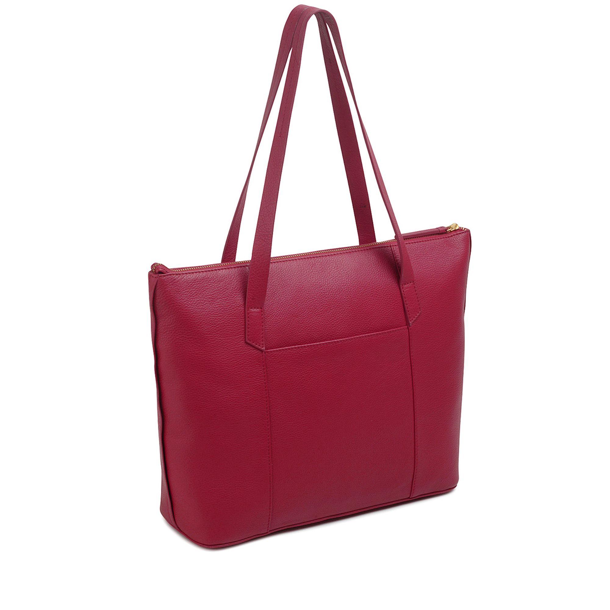 radley red tote bag
