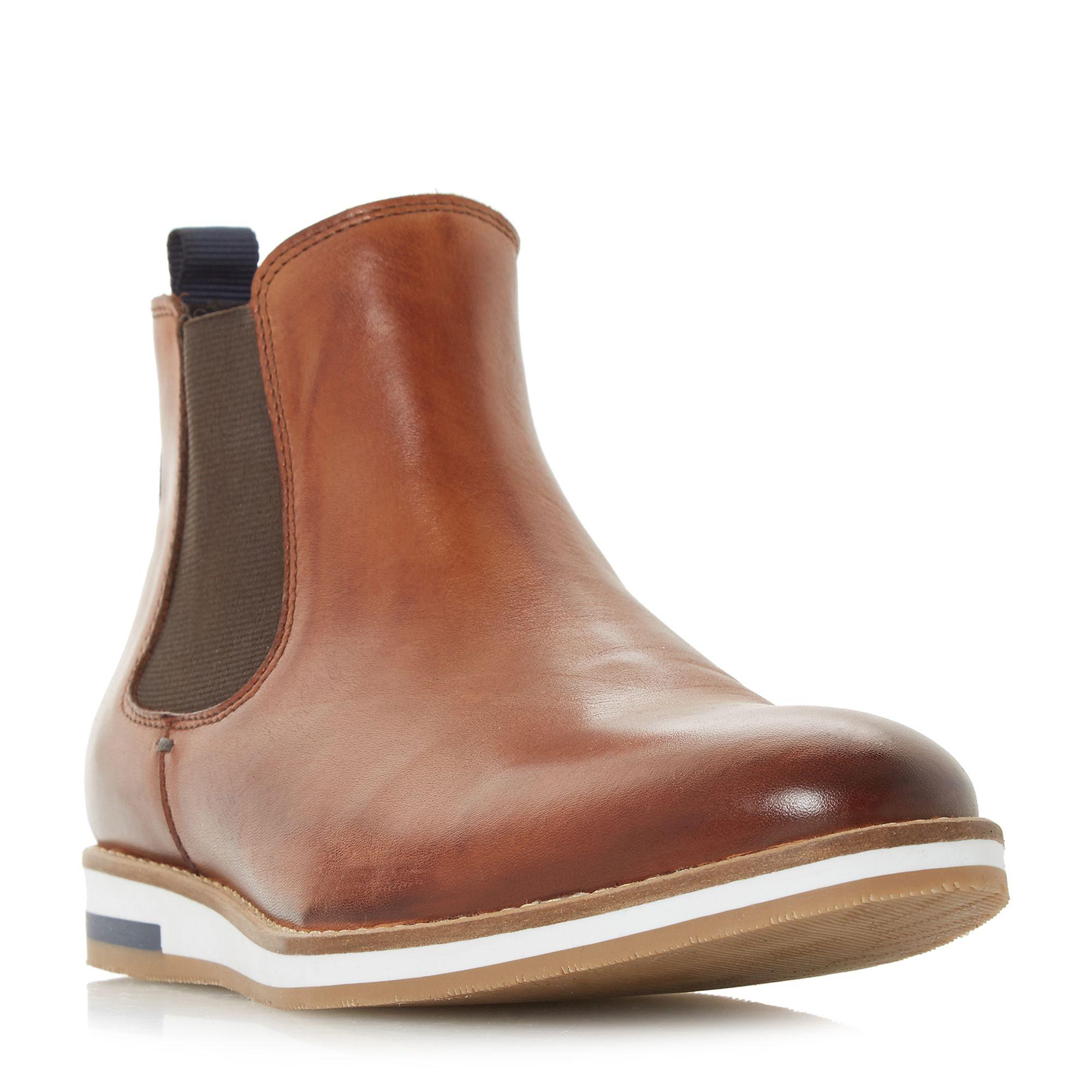 men's wedge sole chelsea boots