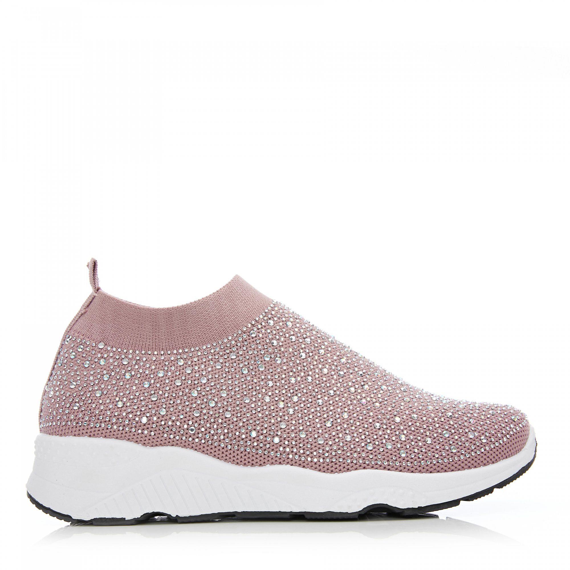 moda in pelle pink trainers