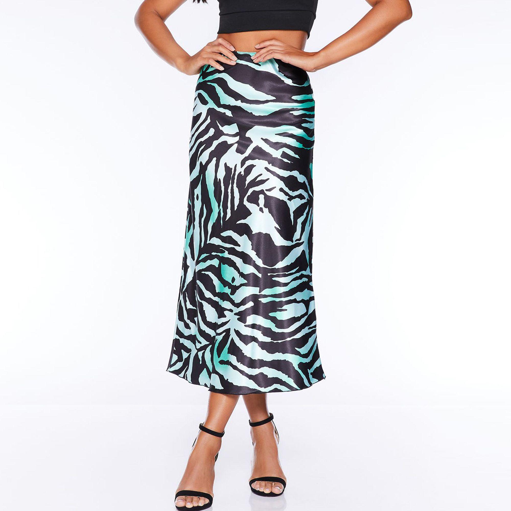 green mini skirt quiz