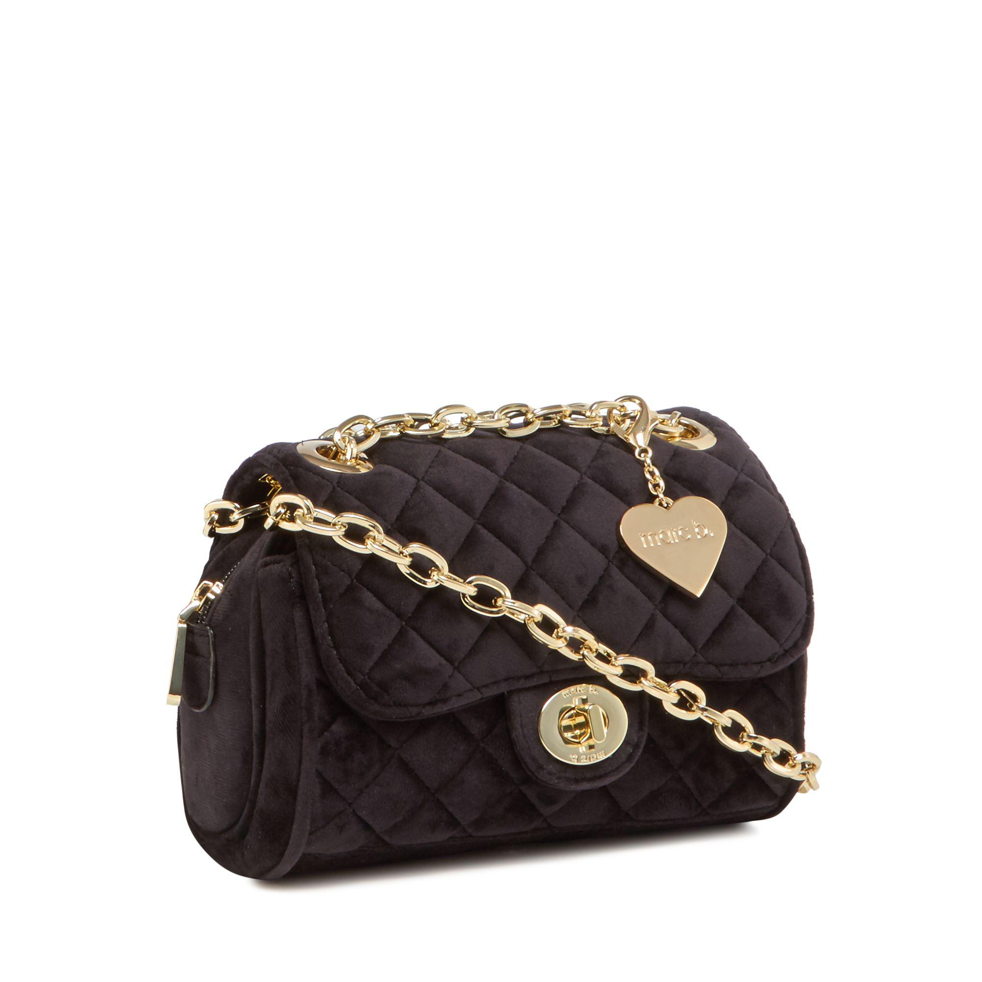 marc b knightsbridge quilted shoulder bag