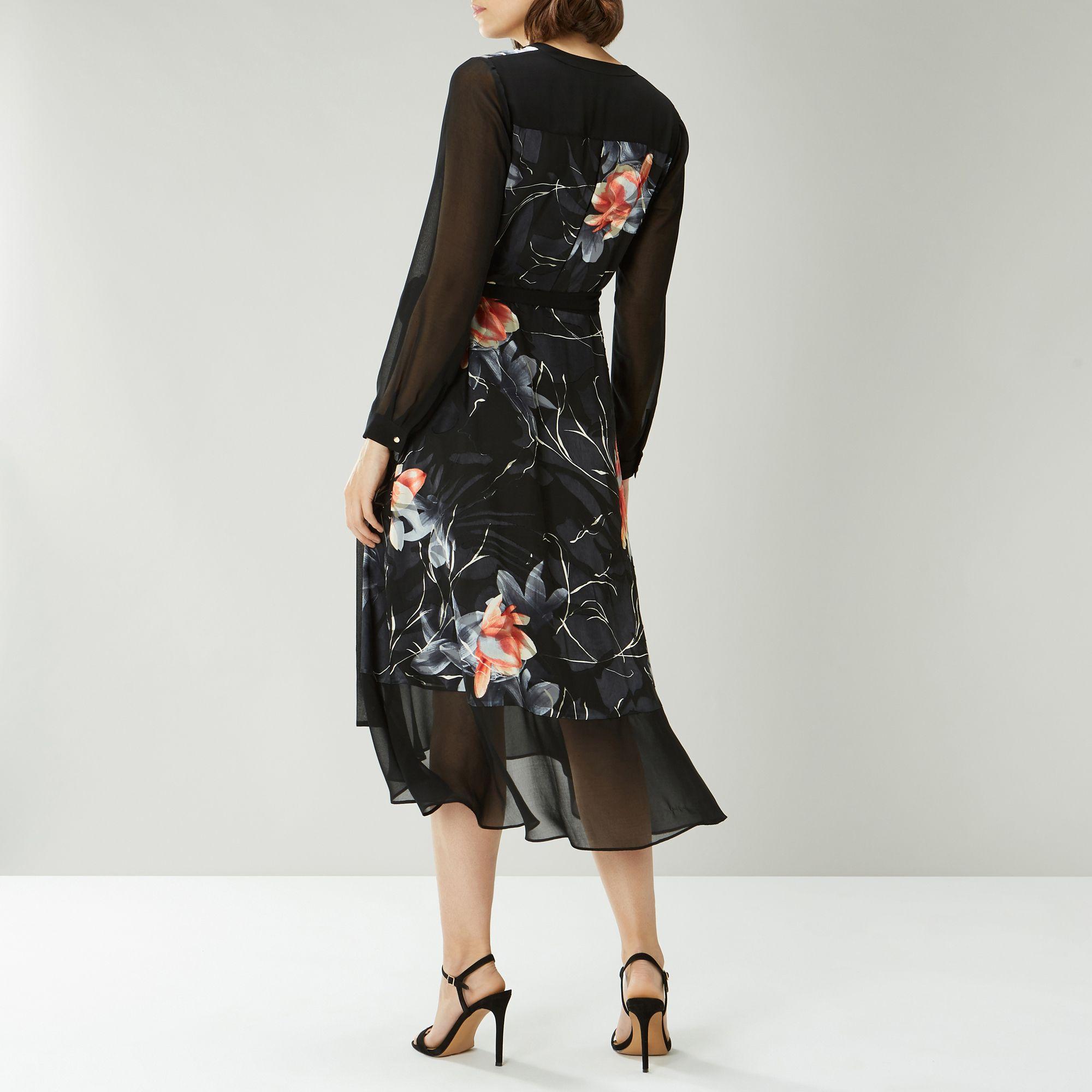coast moira jacquard wrap dress