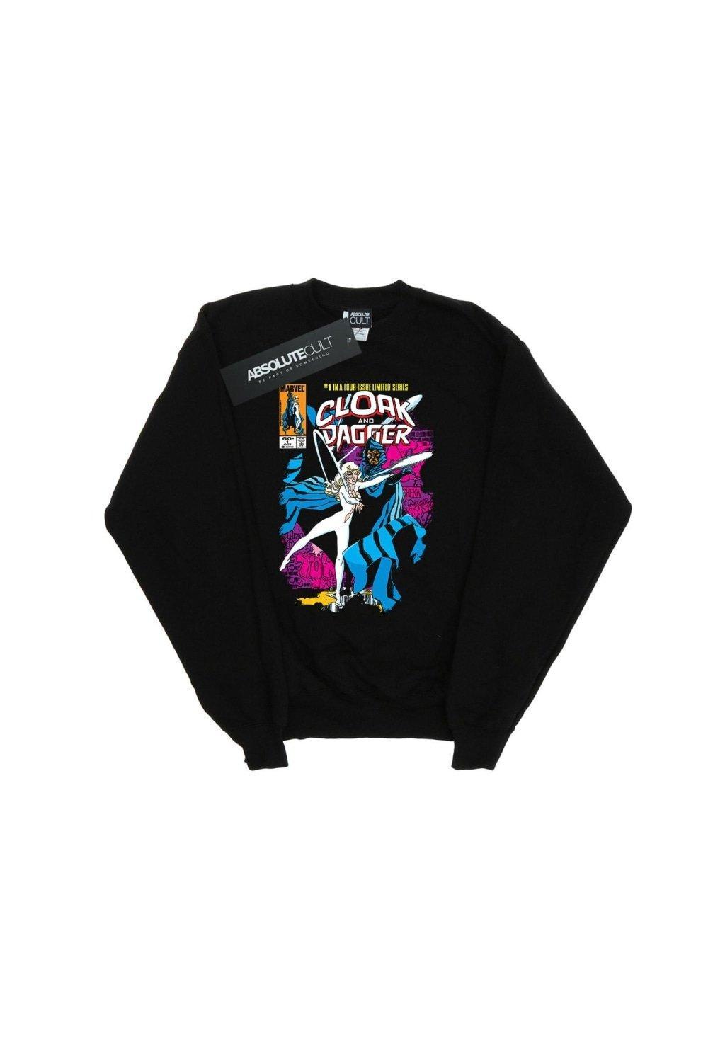 Marvel Cloak And Dagger Comic Cover Sweatshirt in Black Lyst UK