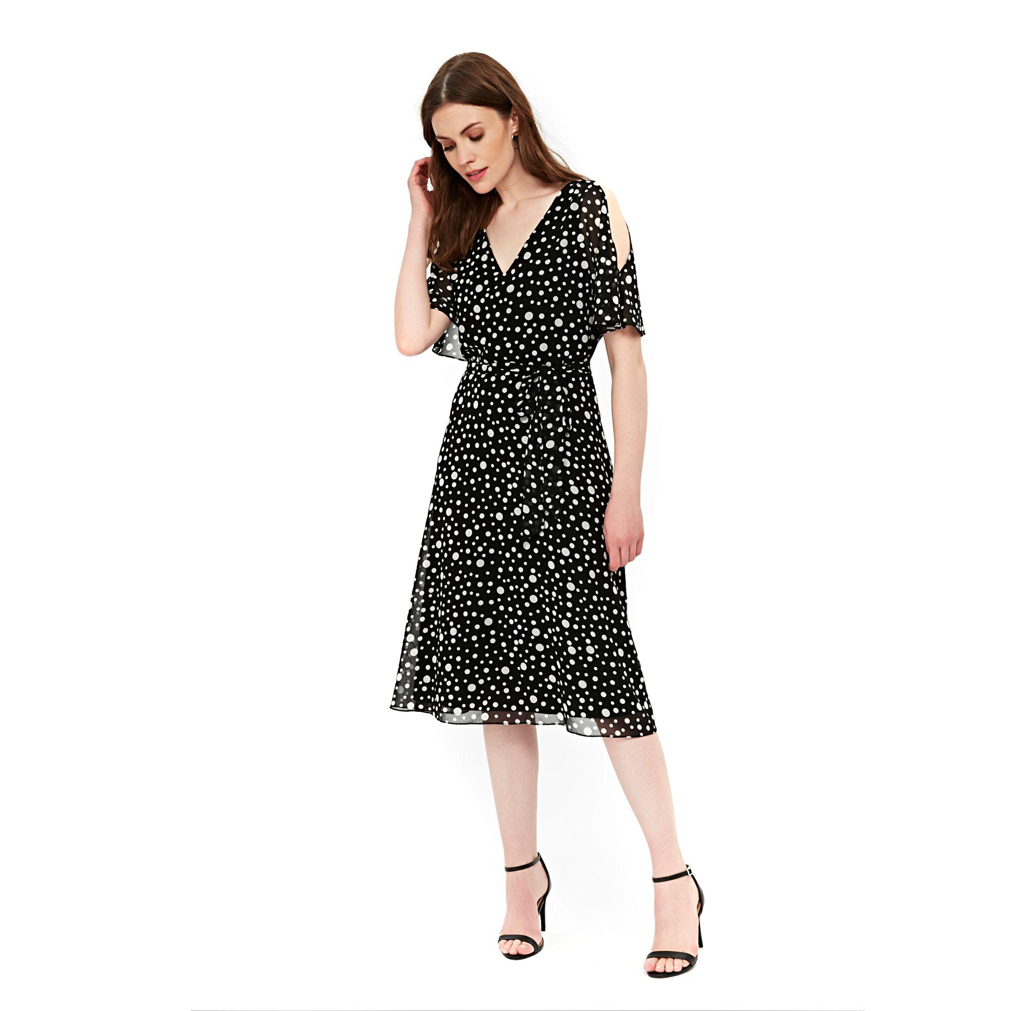 wallis cold shoulder dress