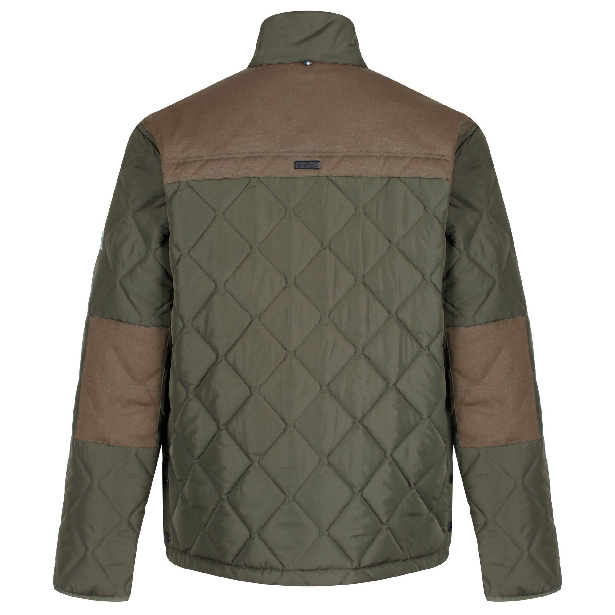 Regatta Cotton Lachlan Quilted Jacket in Green for Men - Lyst