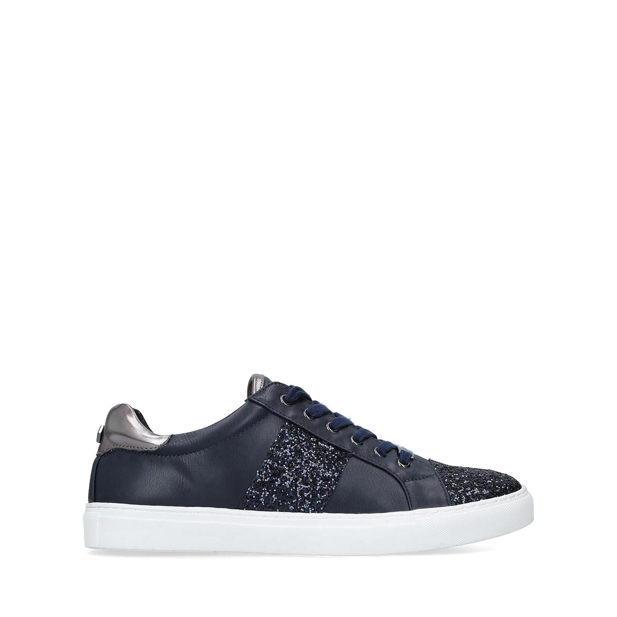 Carvela Kurt Geiger Navy 'jumping' Embellished Low Top Trainers in Blue ...