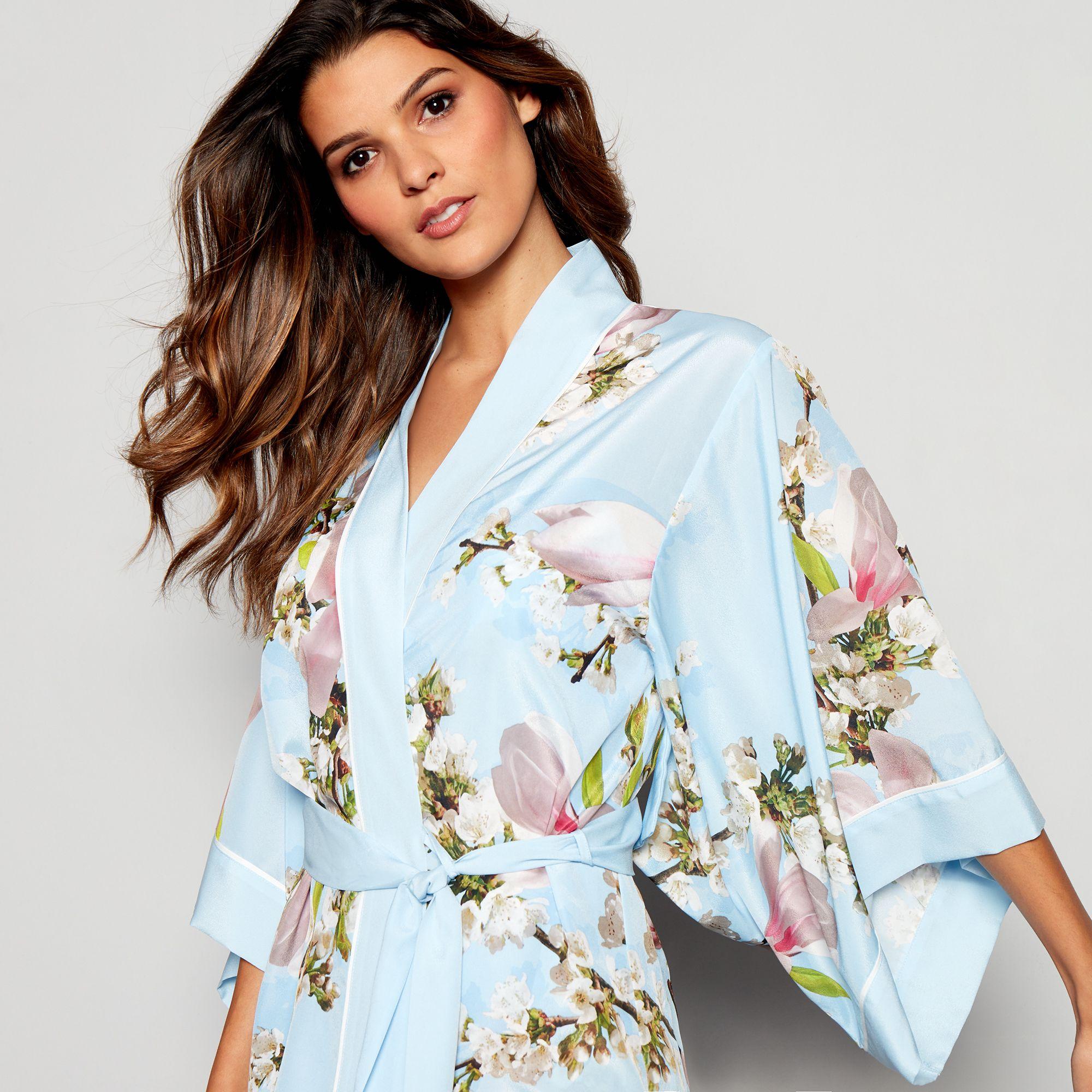 ted baker blue dressing gown