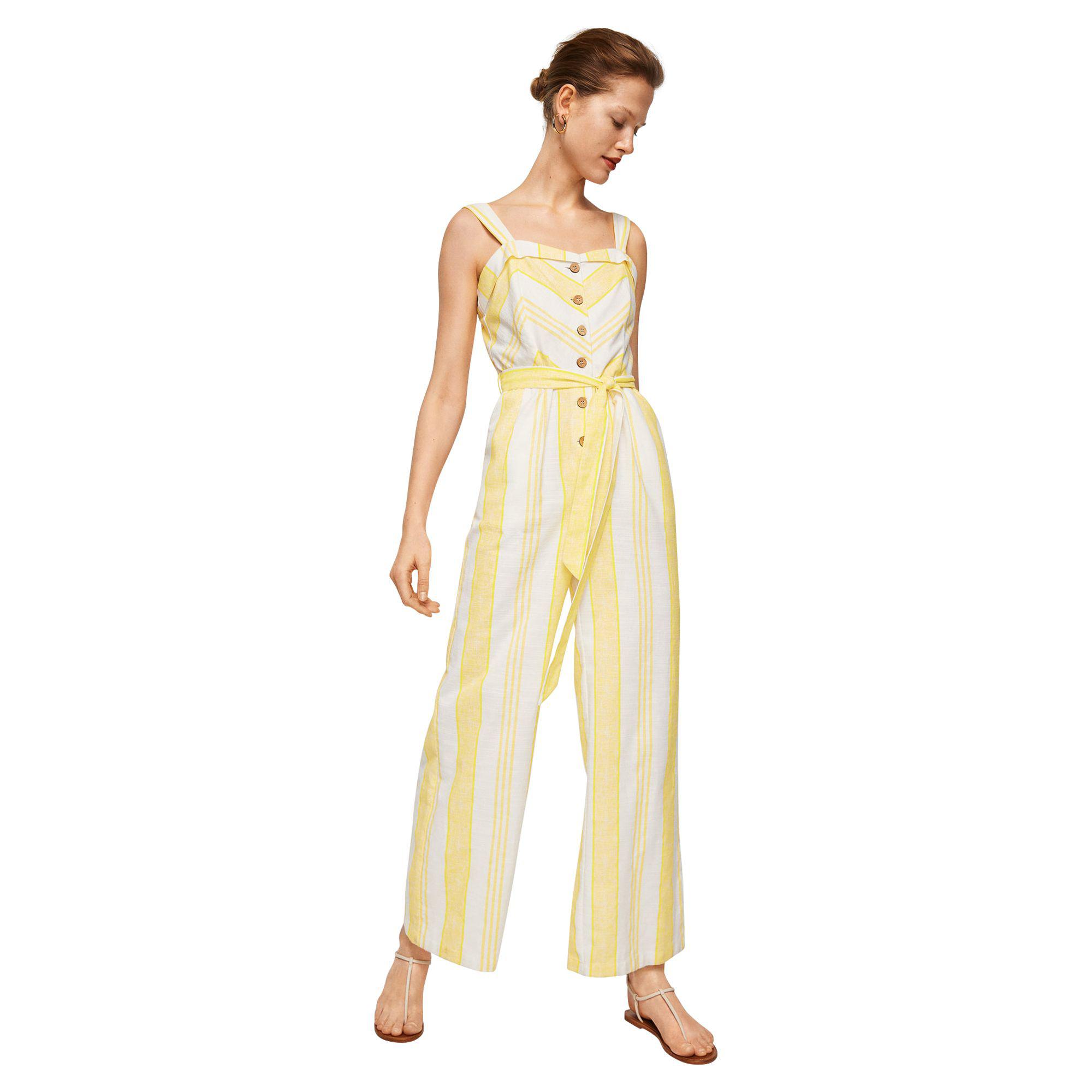 mango yellow jumpsuit