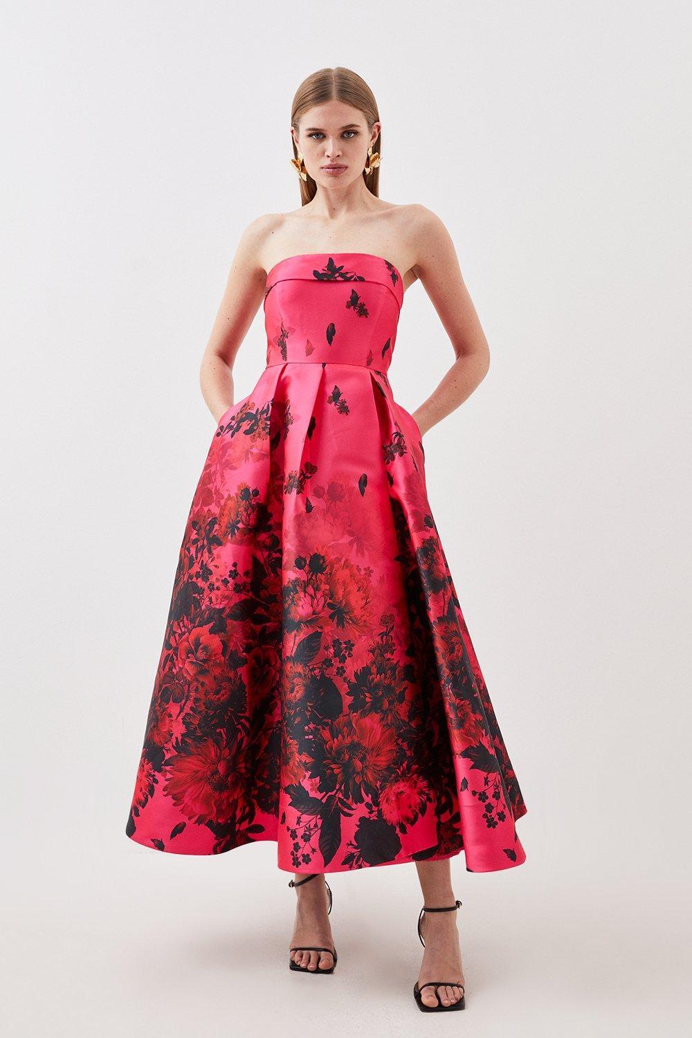 Debenhams red 2024 prom dress