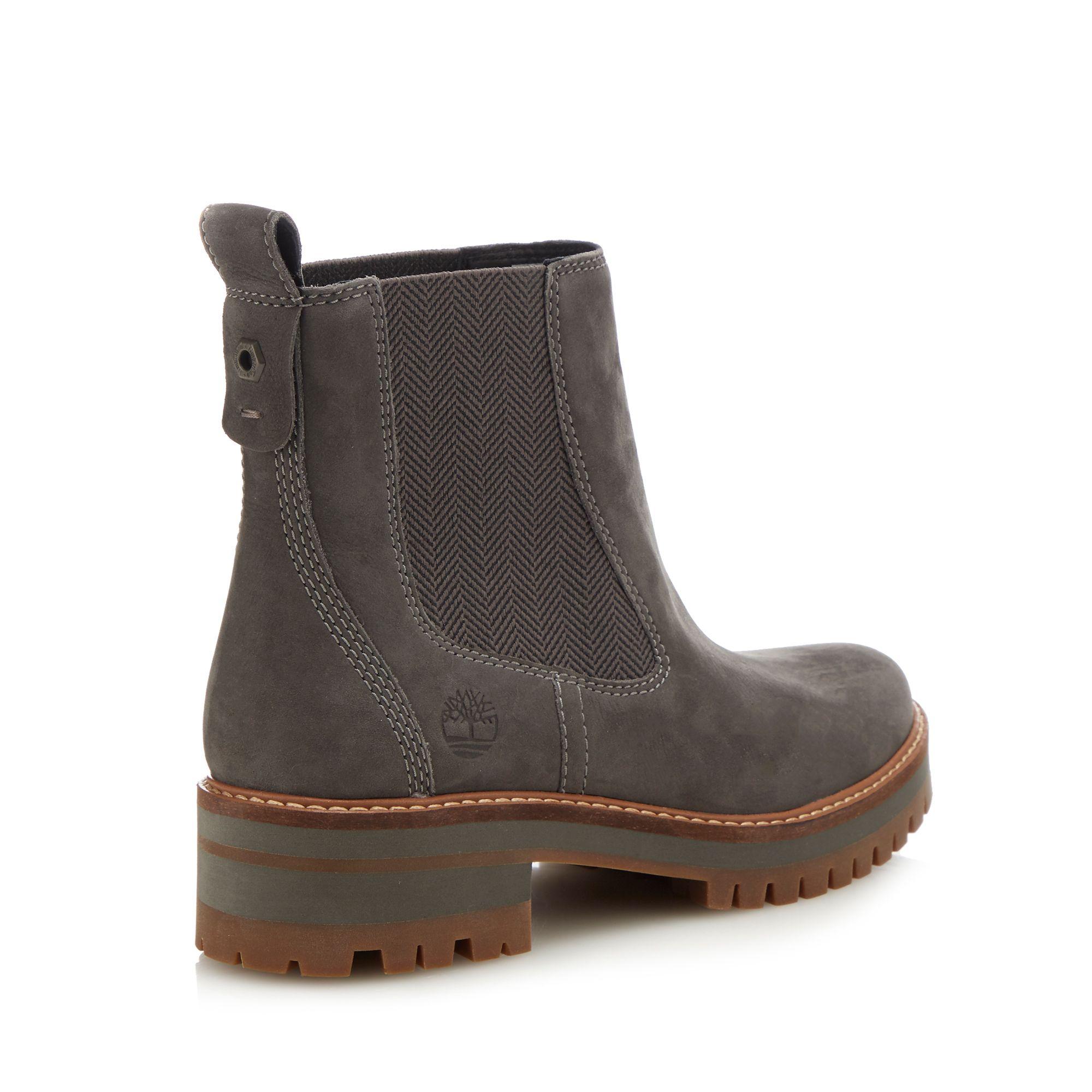 grey timberland chelsea boots