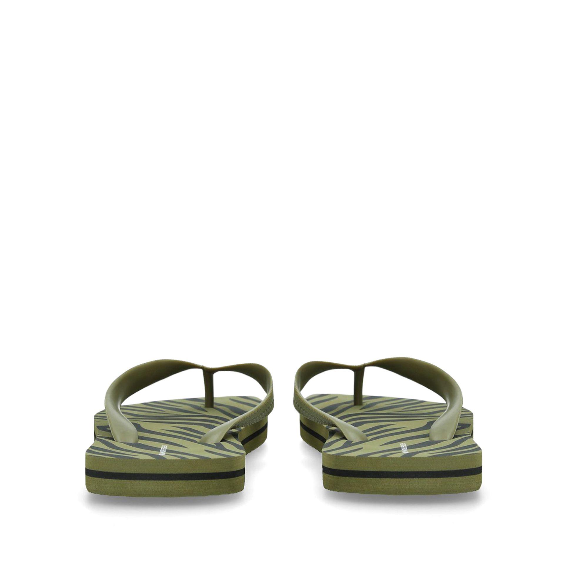 mens khaki flip flops