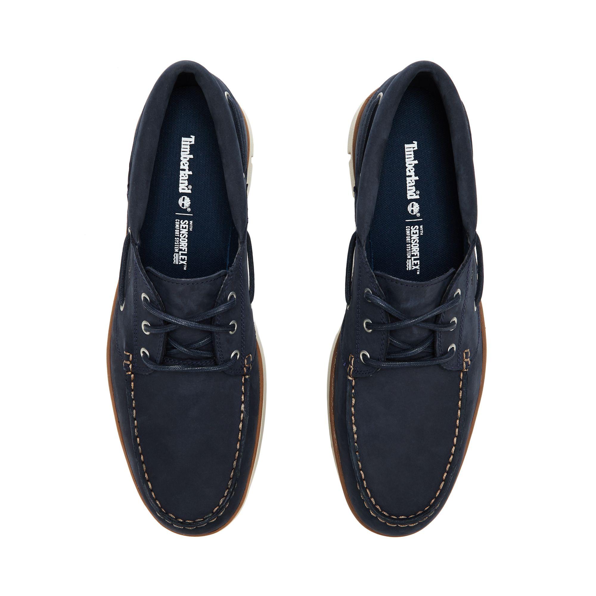 navy blue nubuck timberlands