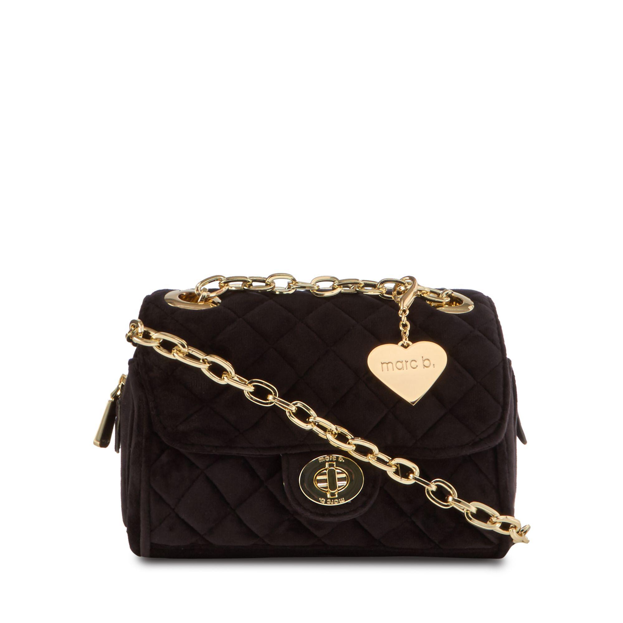 marc b knightsbridge quilted shoulder bag