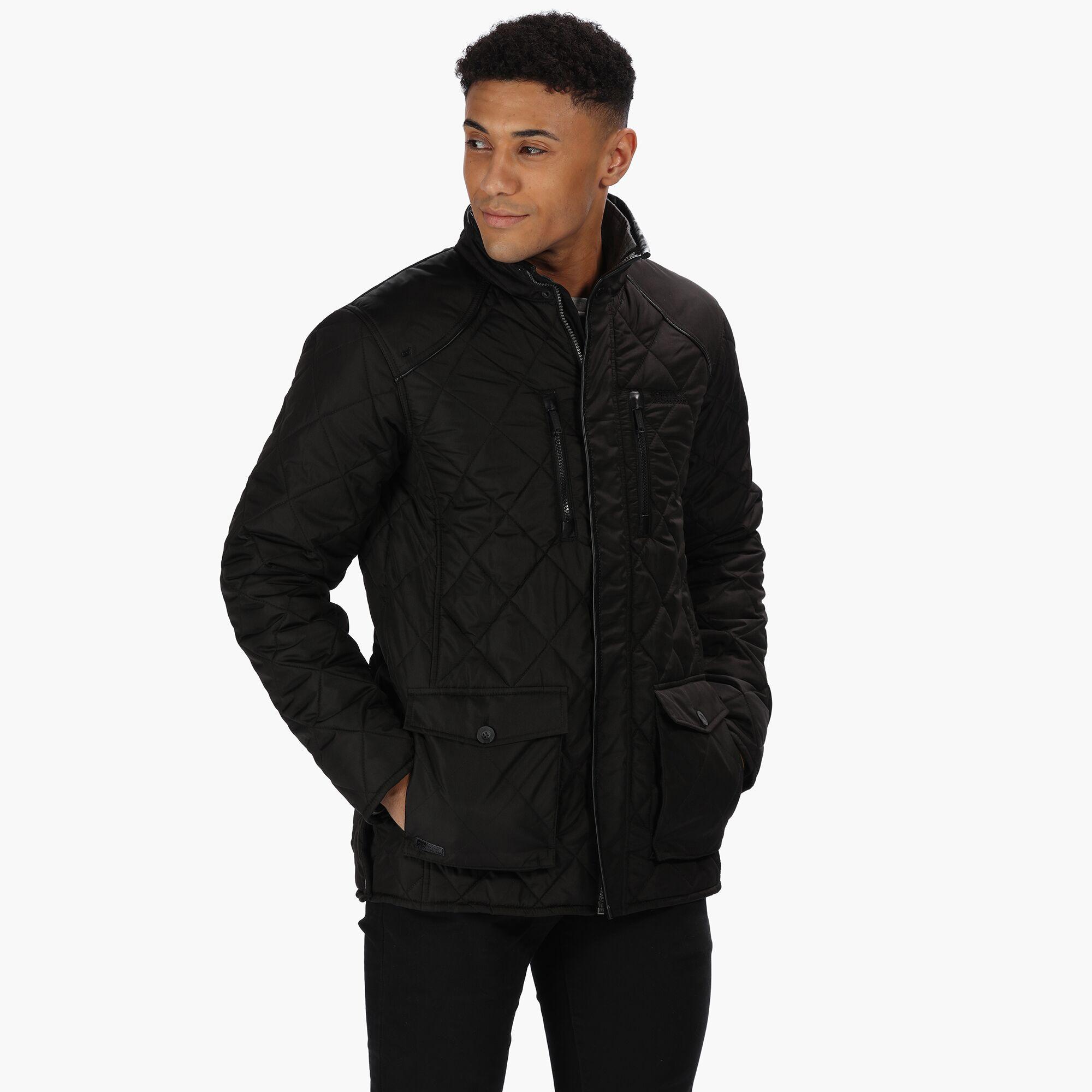 Regatta 'lander' Insulated Quilted Jacket in Black for Men Lyst