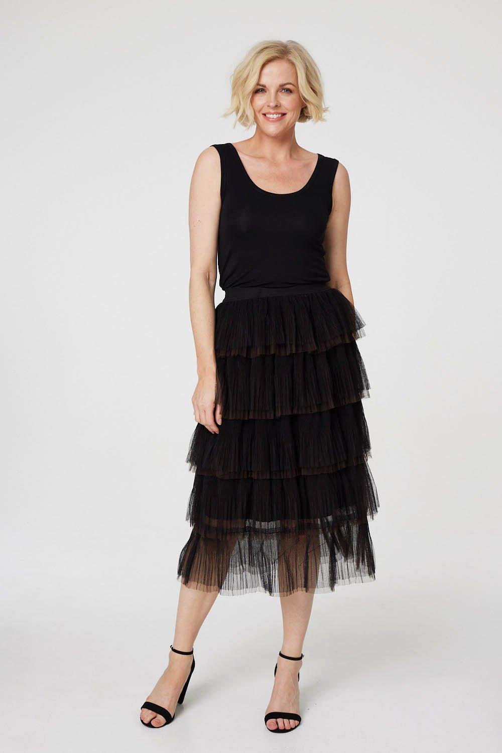 Black tulle skirt london cheap
