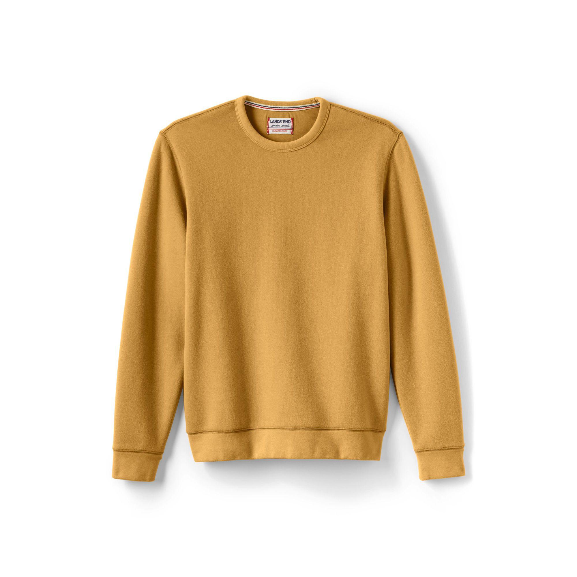 lands end crew neck sweatshirt