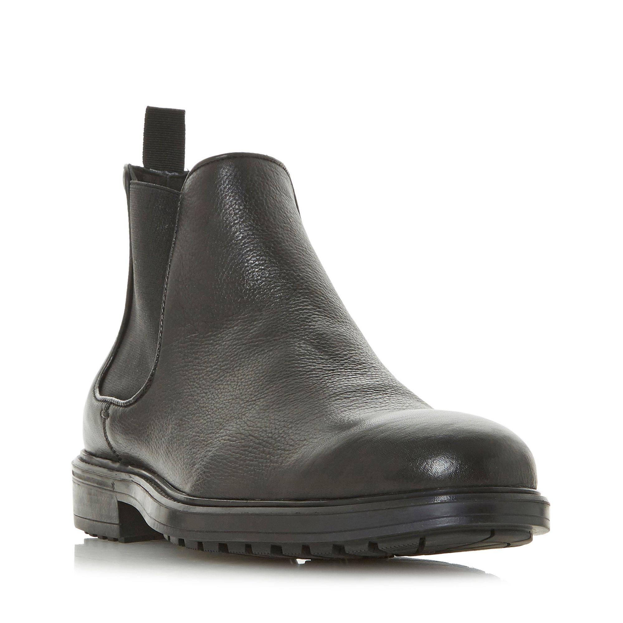 Dune Men's 'manchego' Chunky Sole Chelsea Boots in Black for Men Lyst