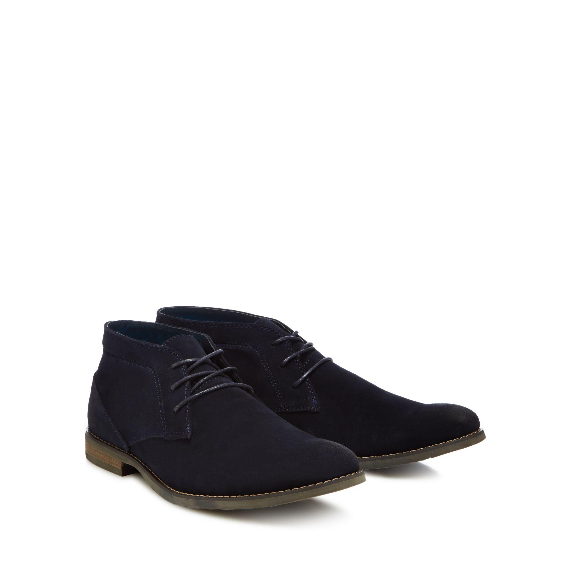 Suede 'seth' Chukka Boots in Navy 