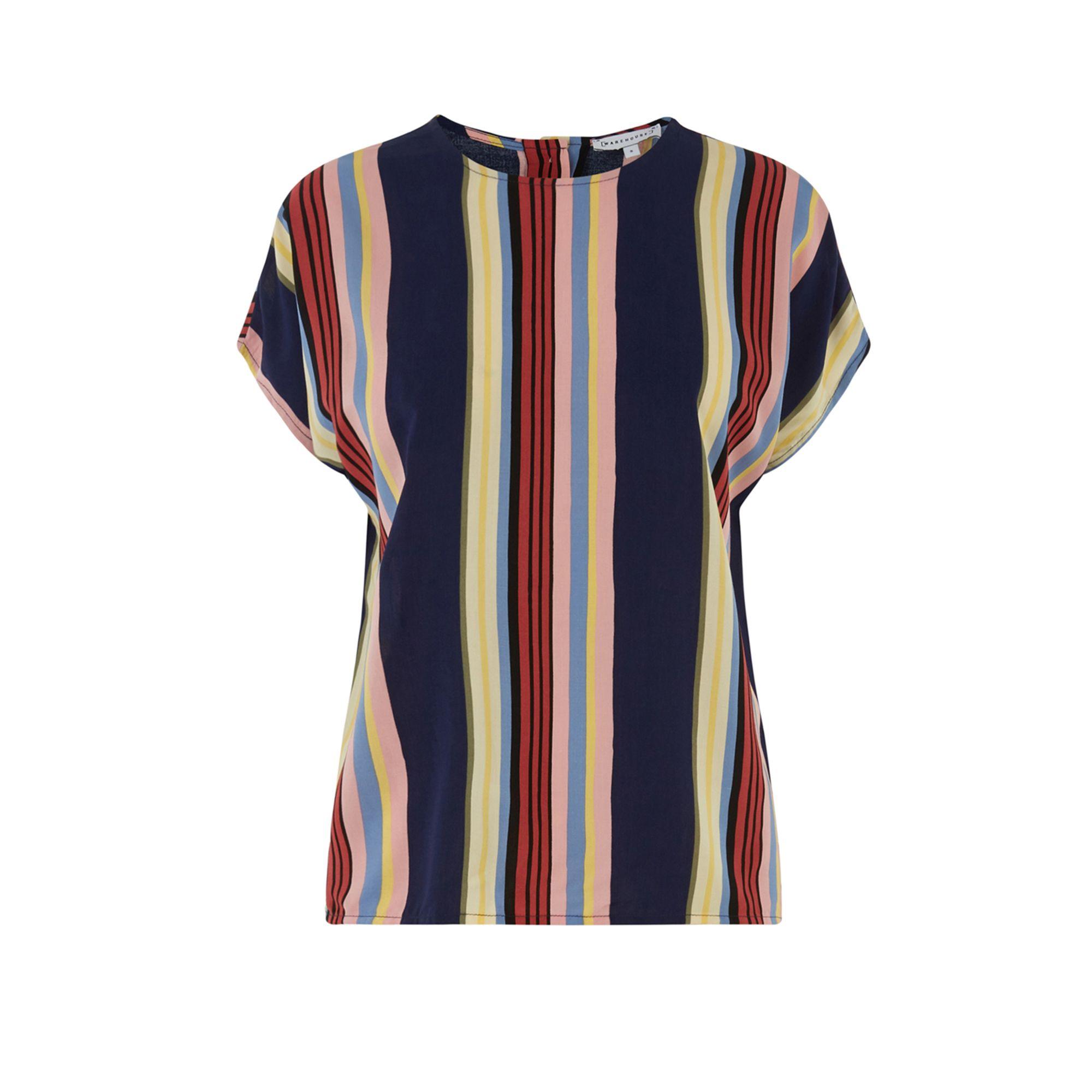 warehouse georgia stripe dress