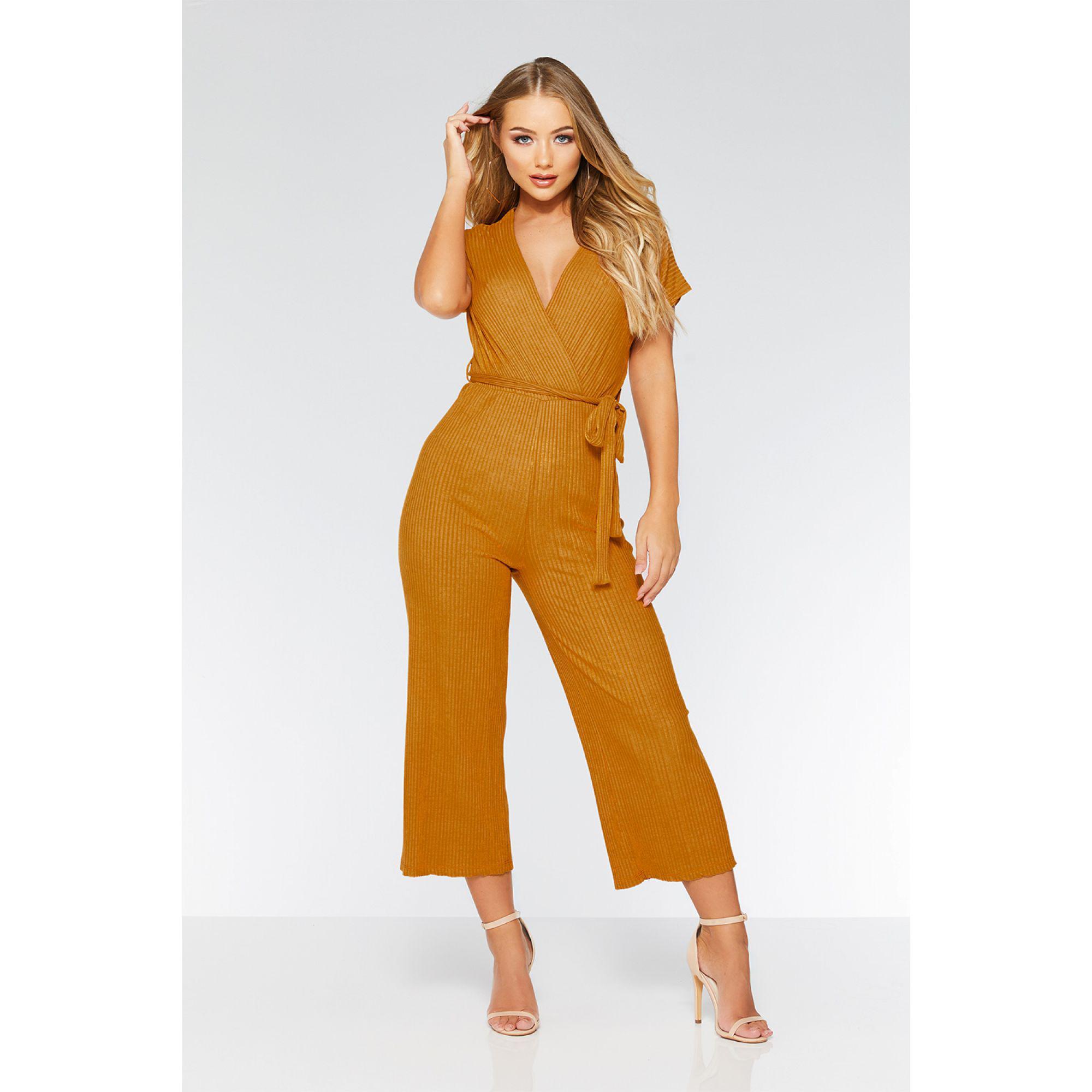quiz mustard jumpsuit