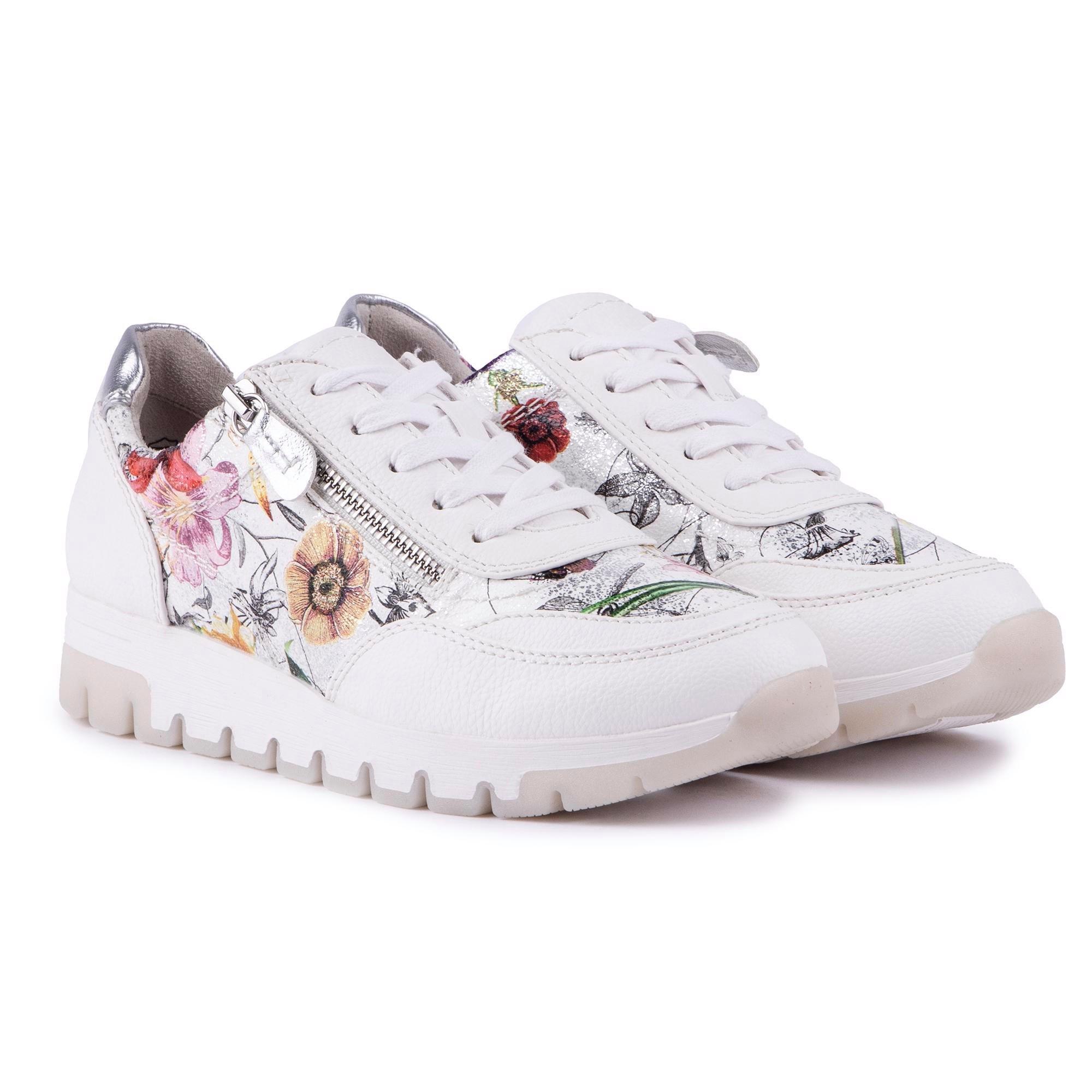 White flower clearance trainers