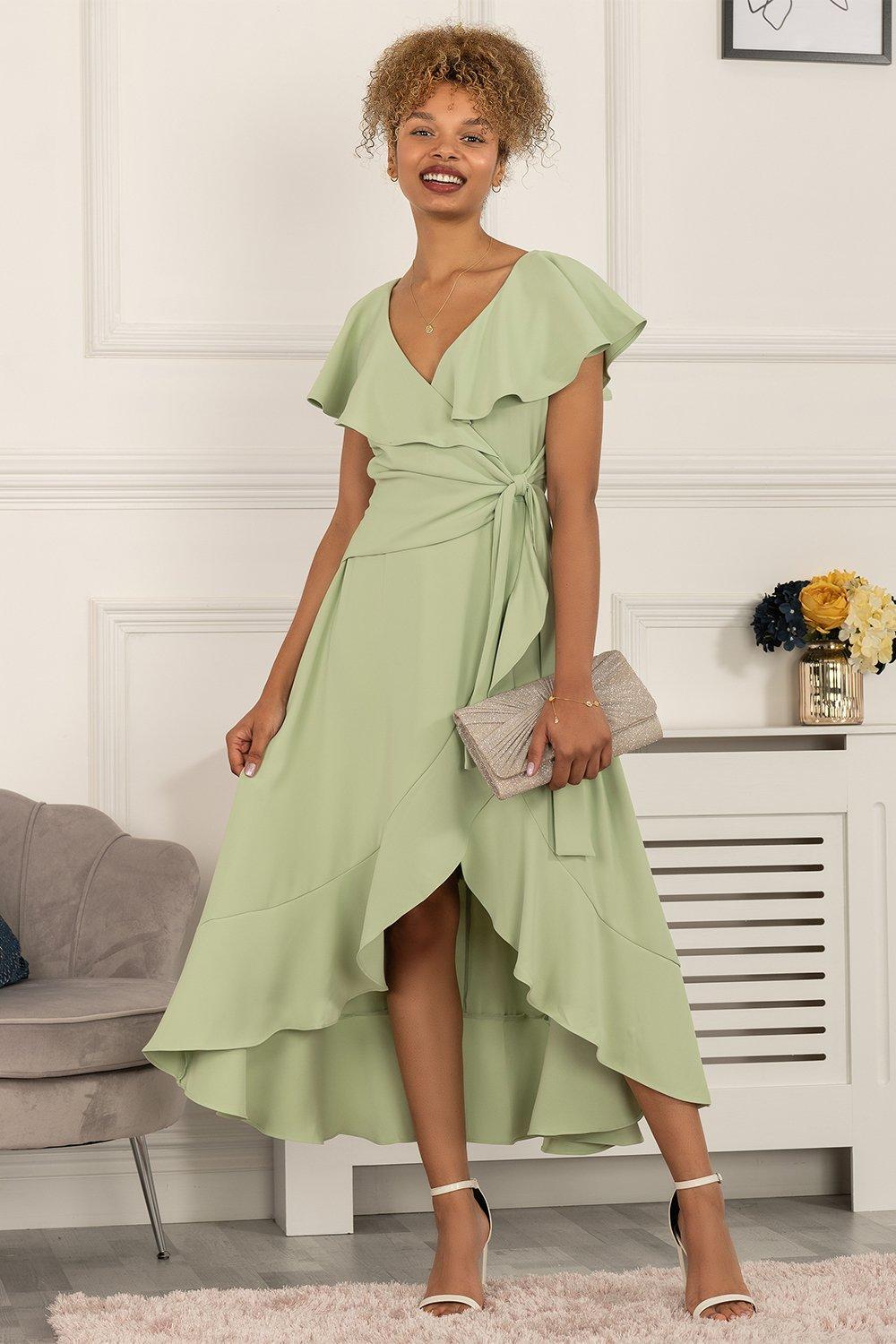 Jolie moi green dress 2025