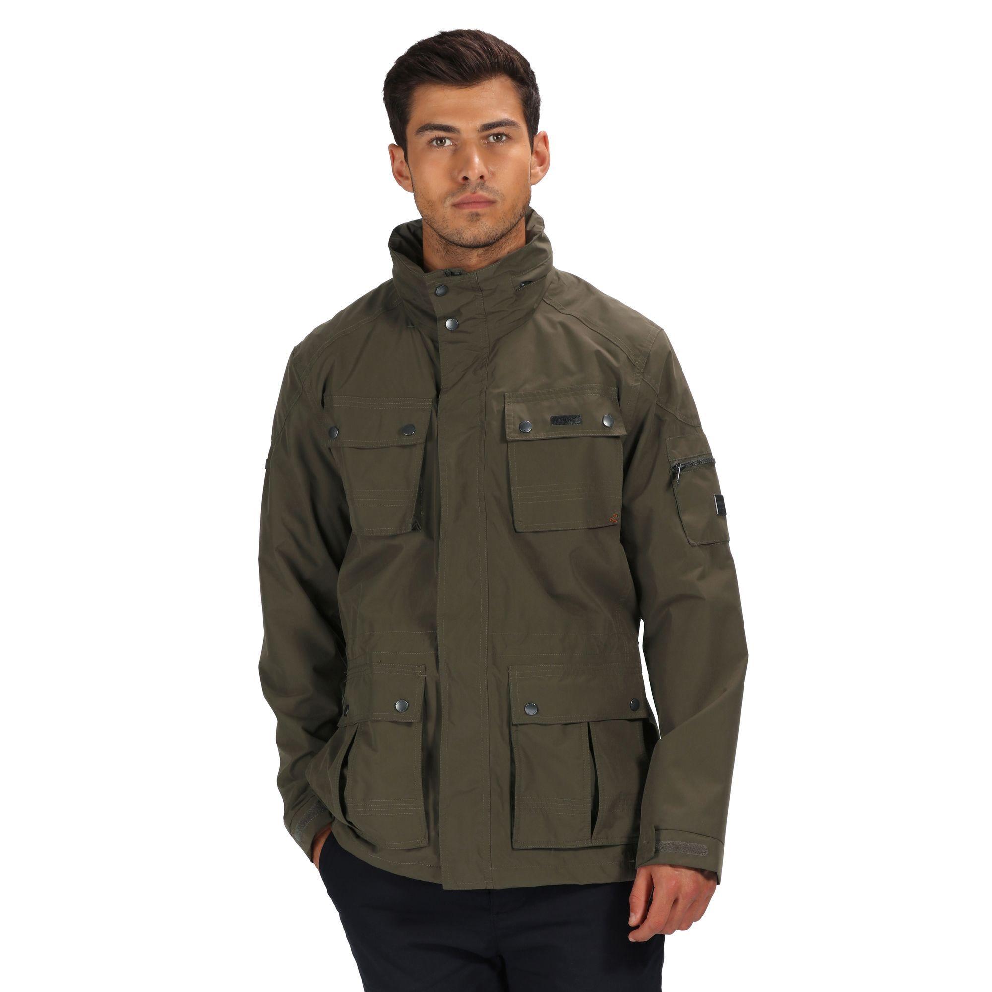 Regatta Synthetic Eldridge Lightweight Waterproof Jacket in Green for