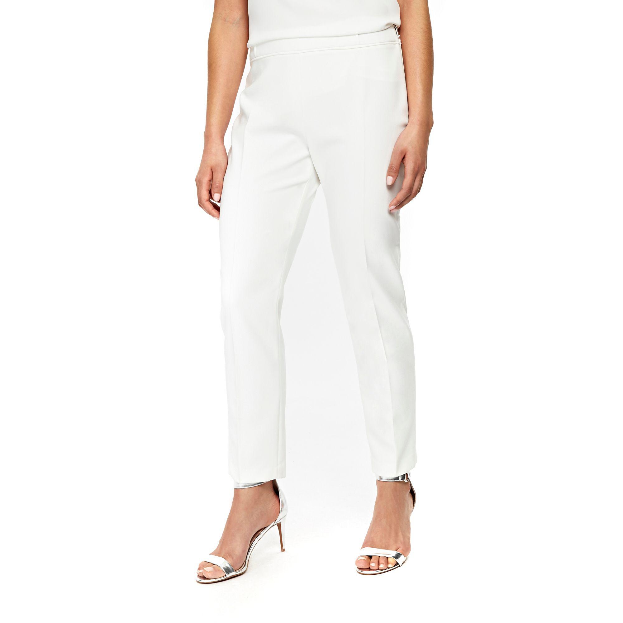 wallis white trousers
