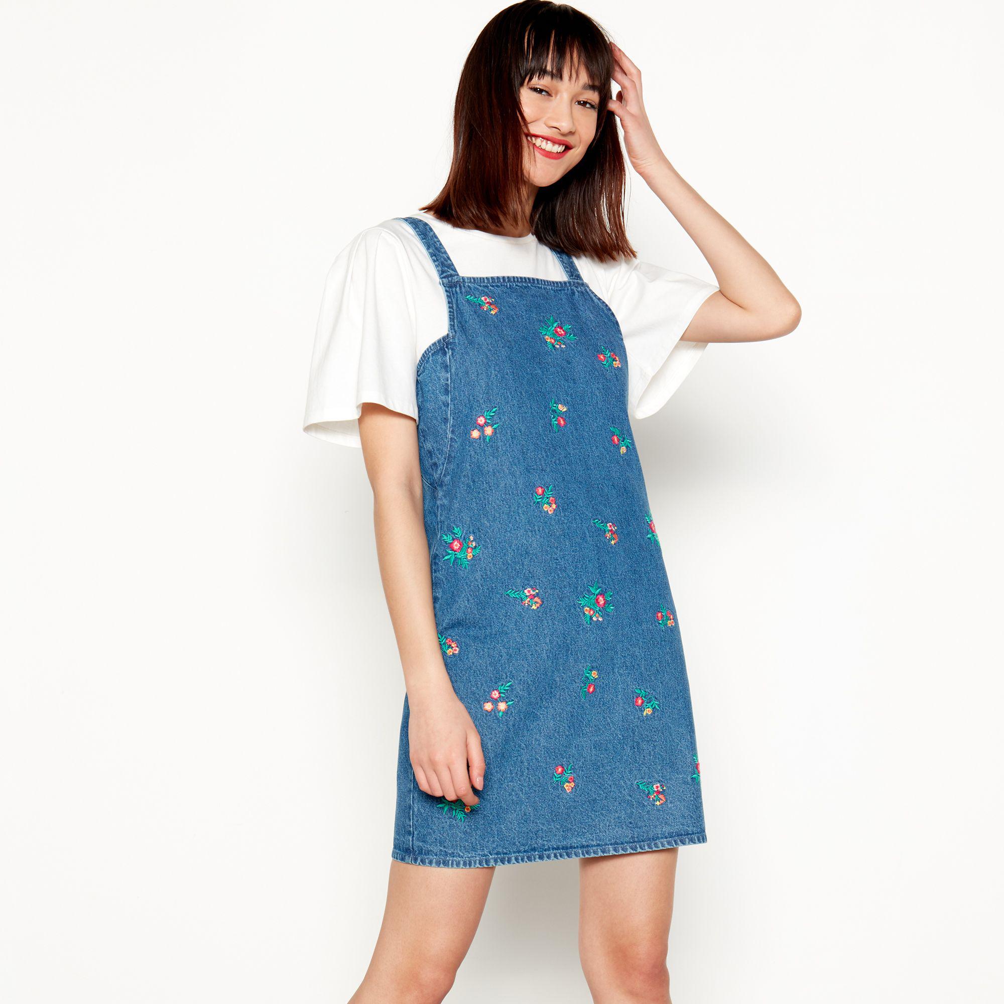 red herring pinafore dress