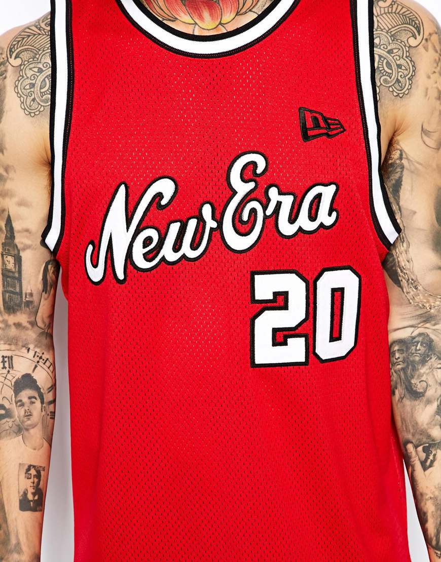 new era basketball jersey