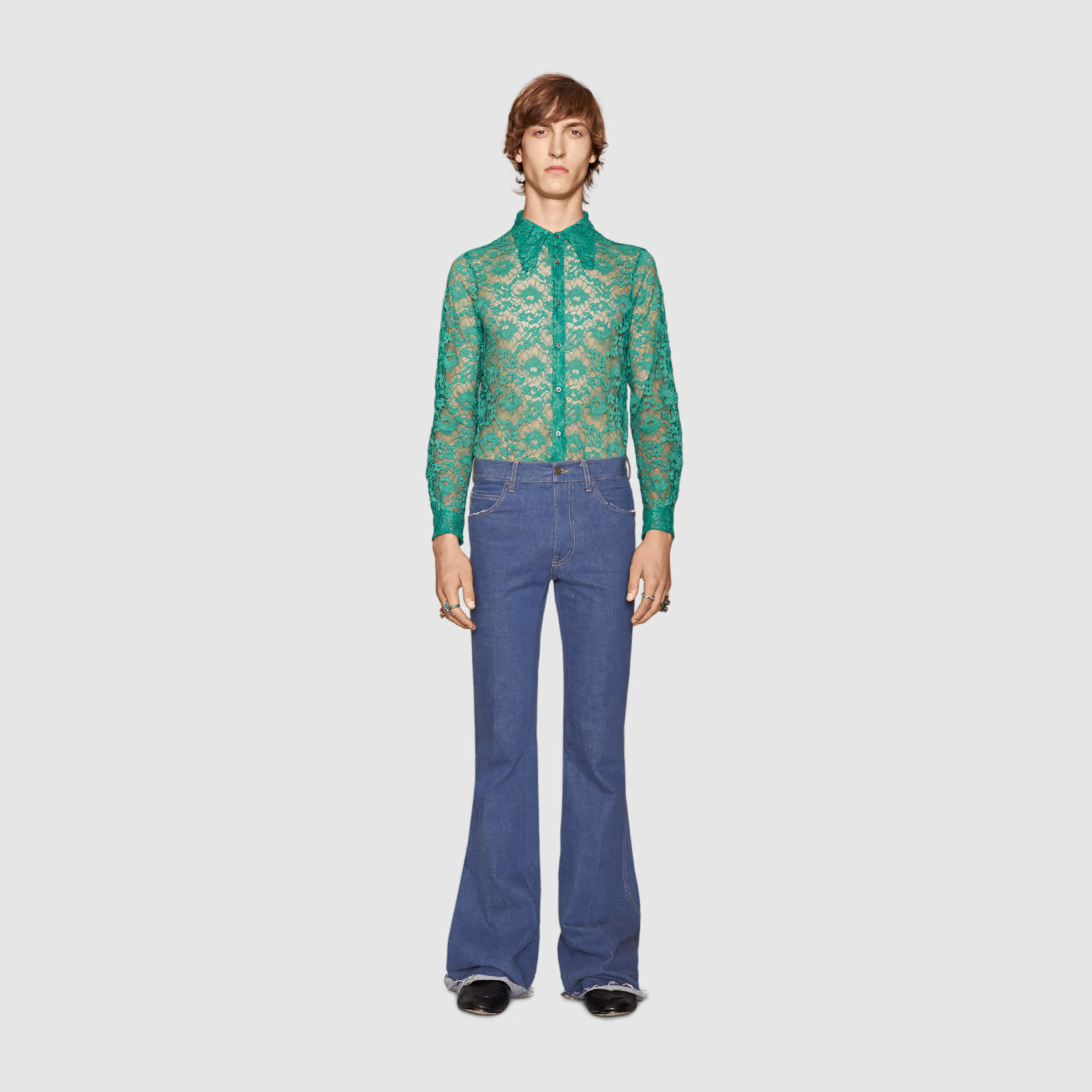 gucci lace shirt