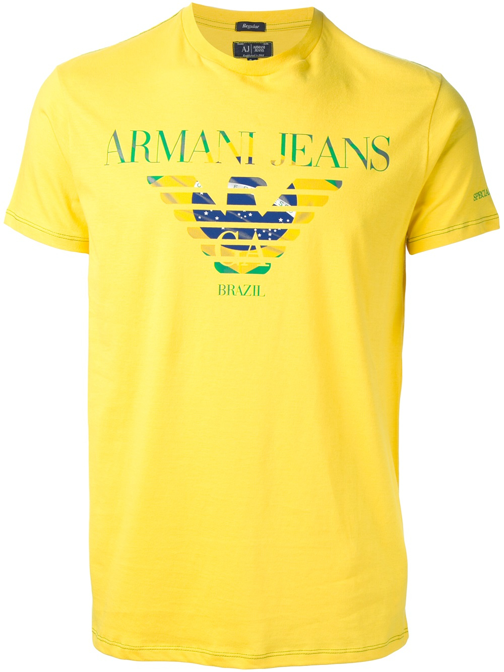 Armani Jeans Usa World Cup Tshirt in Yellow & Orange (Yellow) for Men ...