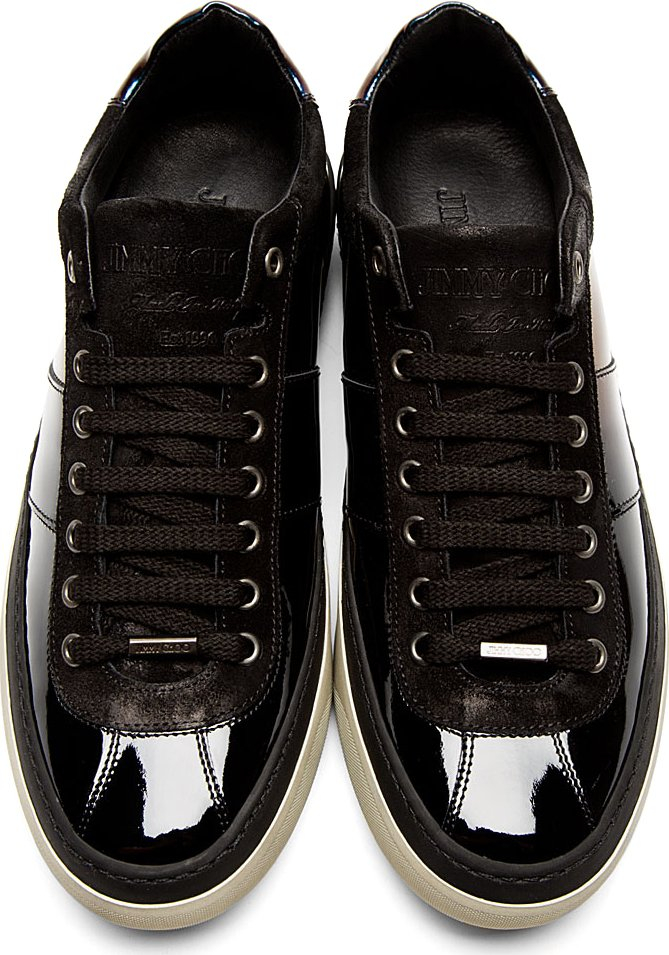 patent leather tennis shoes