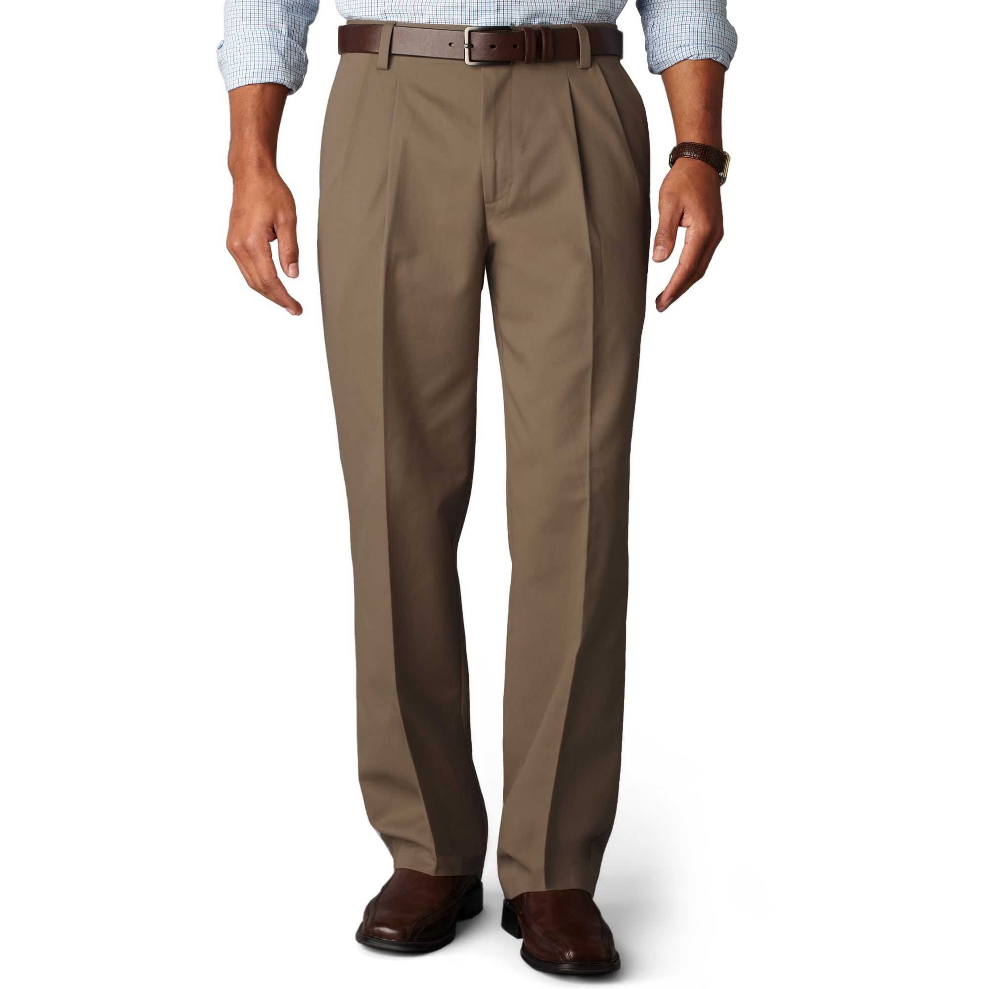 Dockers D3 Classic Fit Easy Refined Khaki Pleated Pants in Brown for ...
