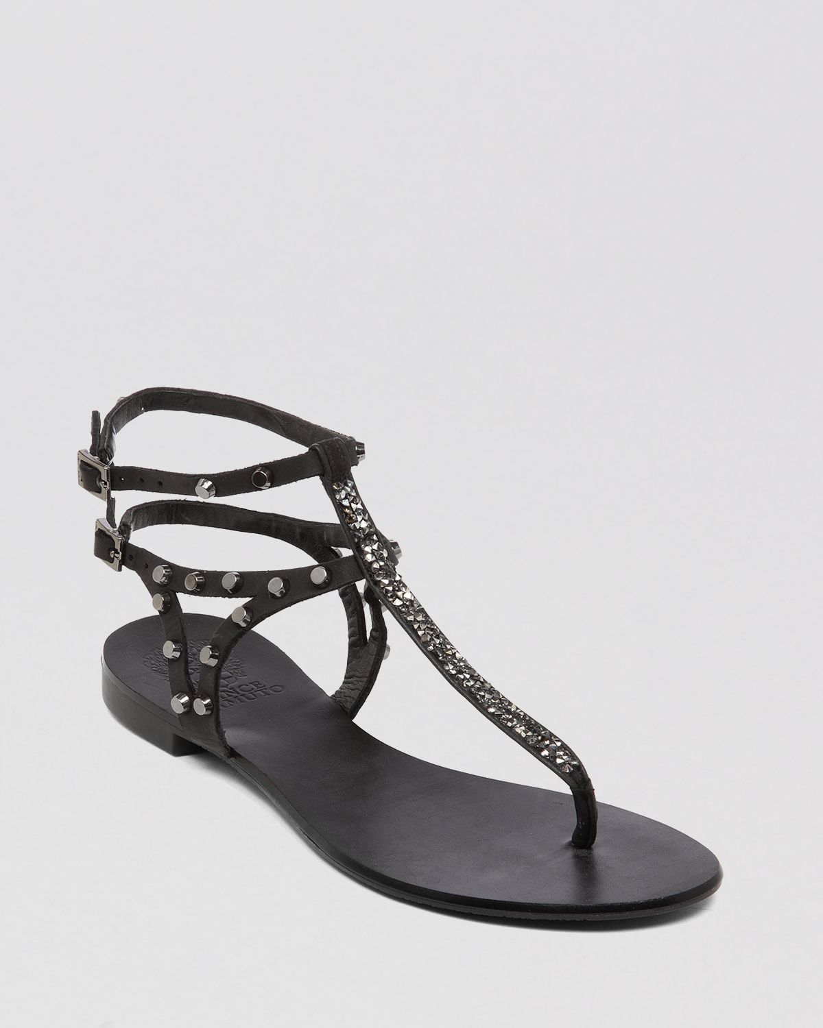 Vince Camuto Thong Sandals Jemile Beaded in Black - Lyst