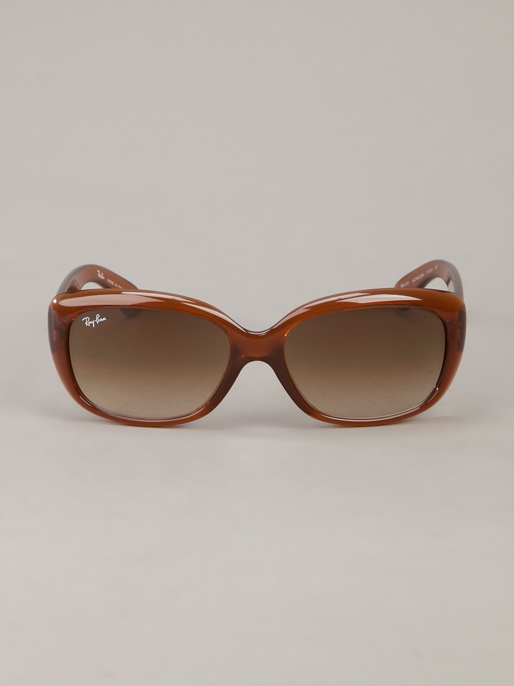 Rayban Thick Framed Glasses in Orange Lyst