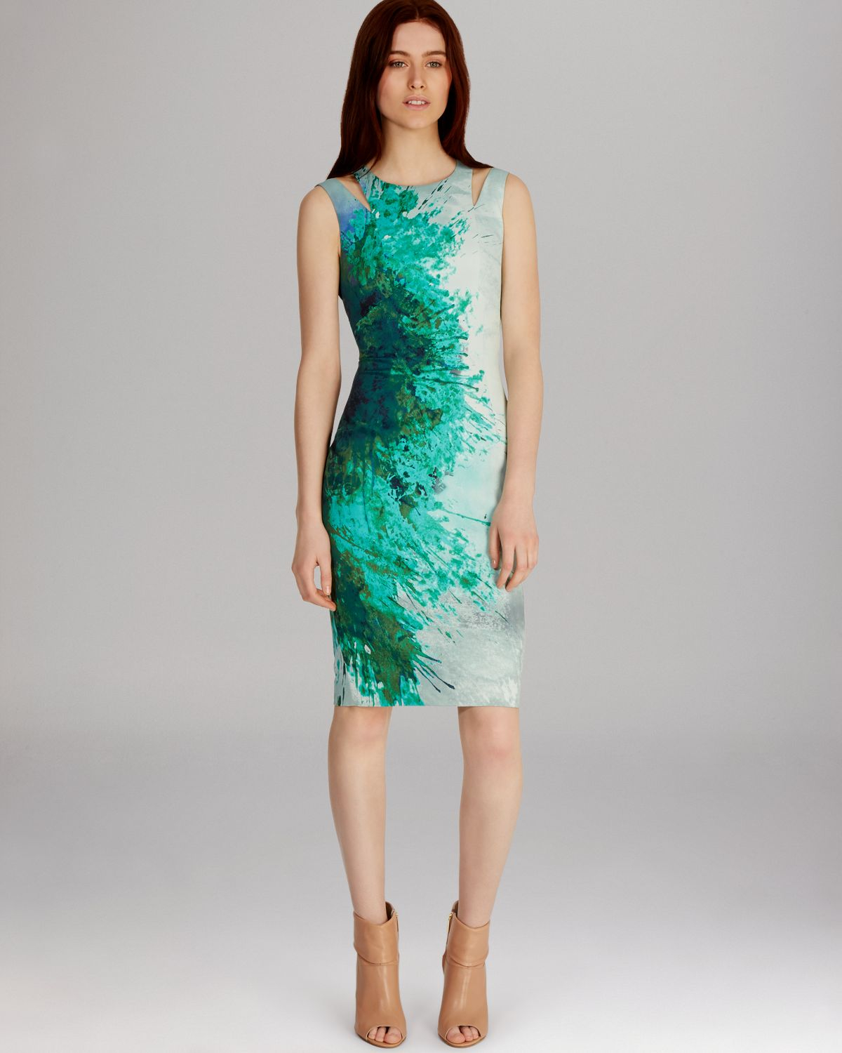 karen millen green dress