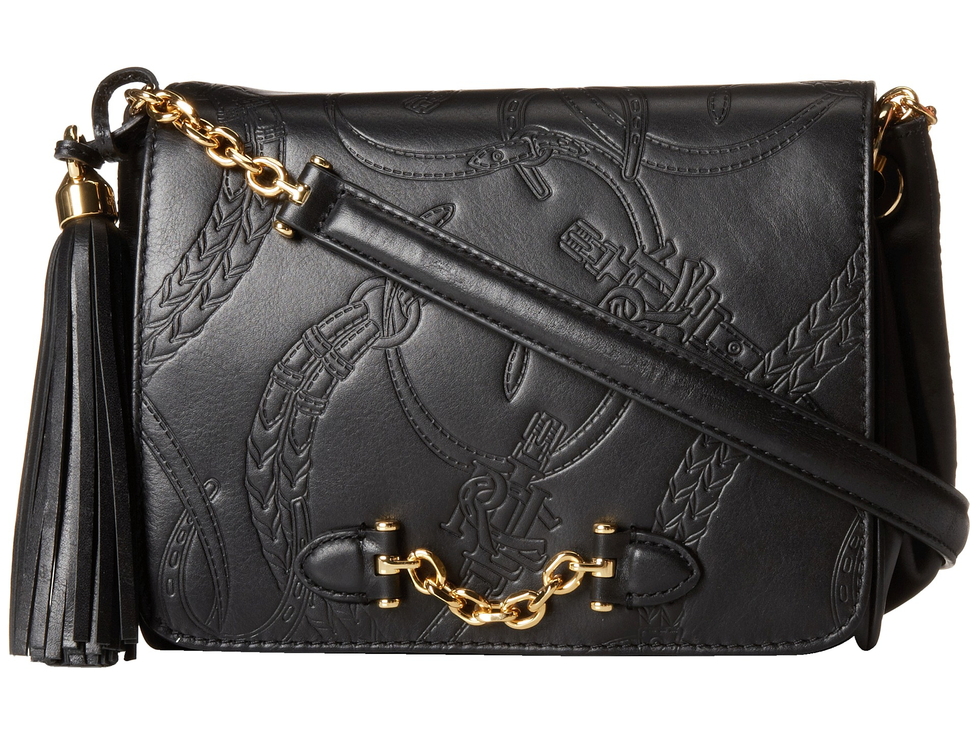 Lauren by Ralph Lauren Pickford Sm Crossbody in Black Lyst