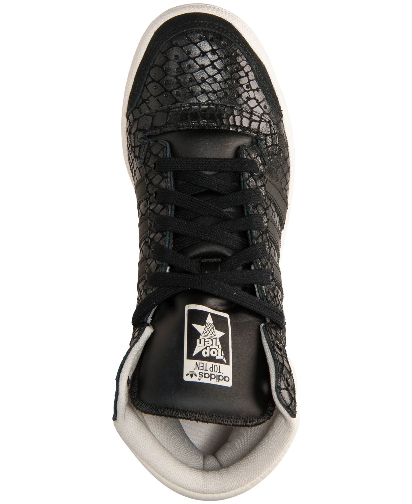 adidas Originals Leather Women's Top Ten Hi Casual Sneakers From Finish