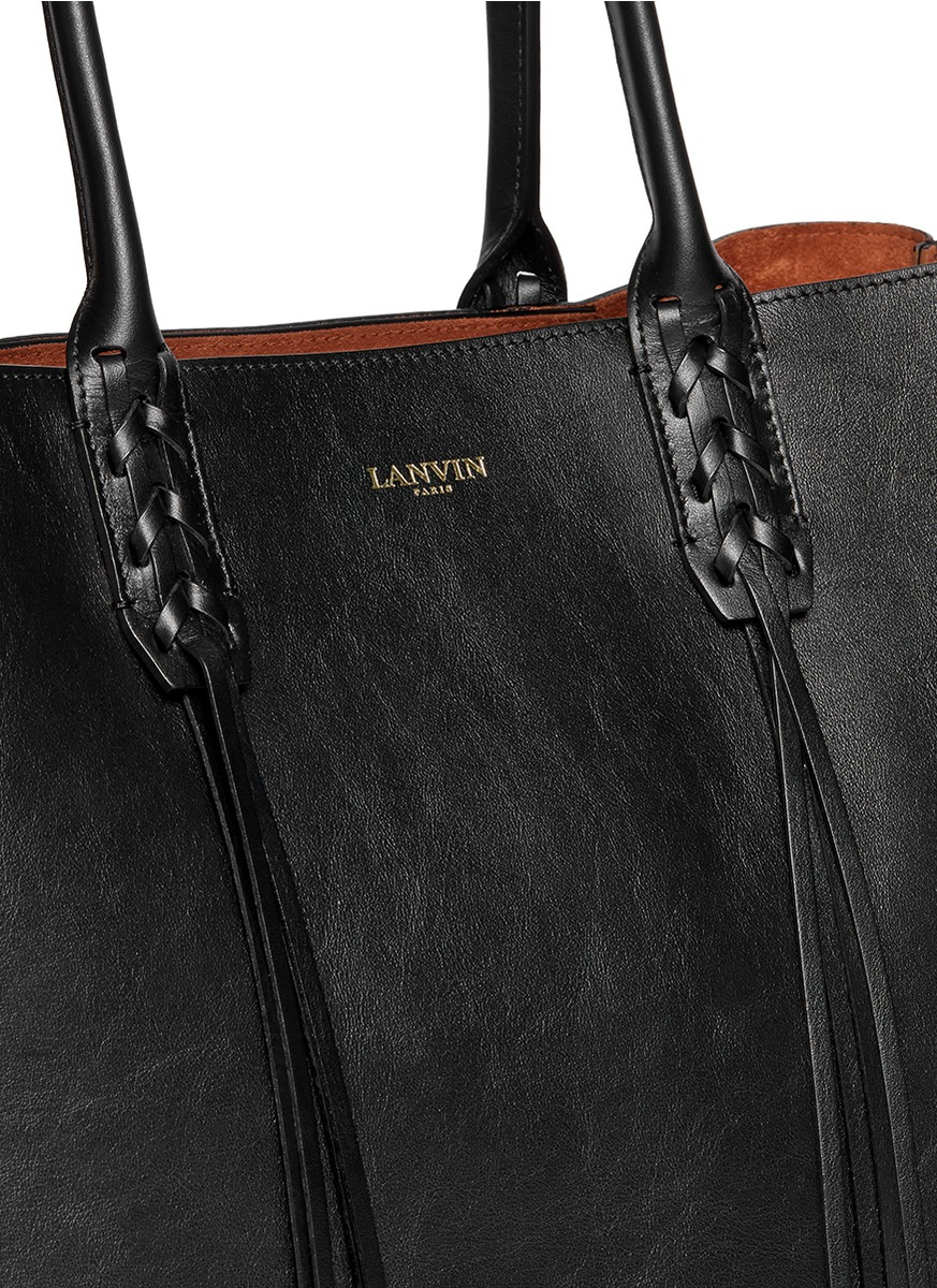 lanvin tassel tote