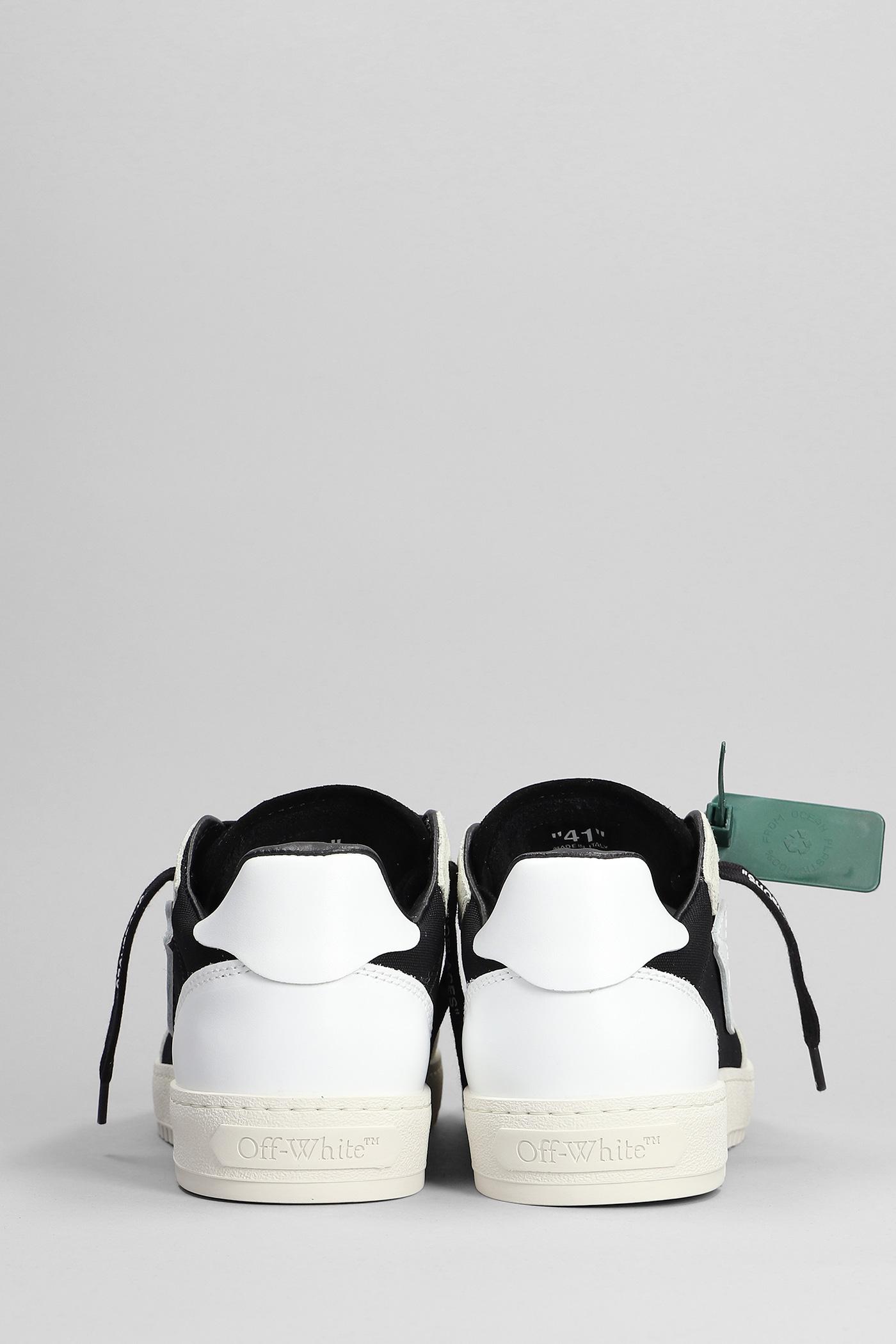 Off-White c/o Virgil Abloh 5.0 Off Court Sneakers In Black Leather for Men  | Lyst