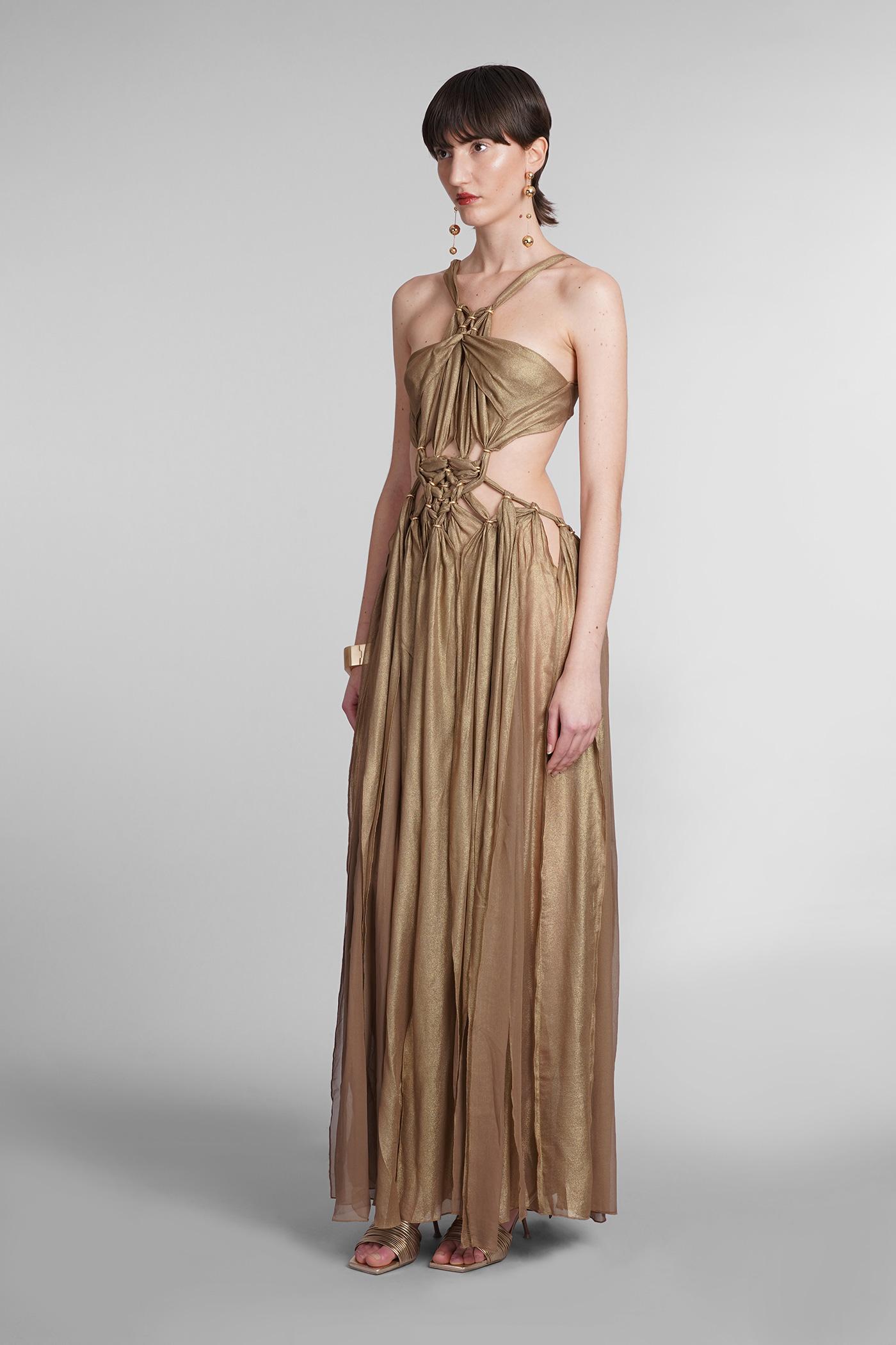 gold cult gaia dress ZAN GOWN main image 0