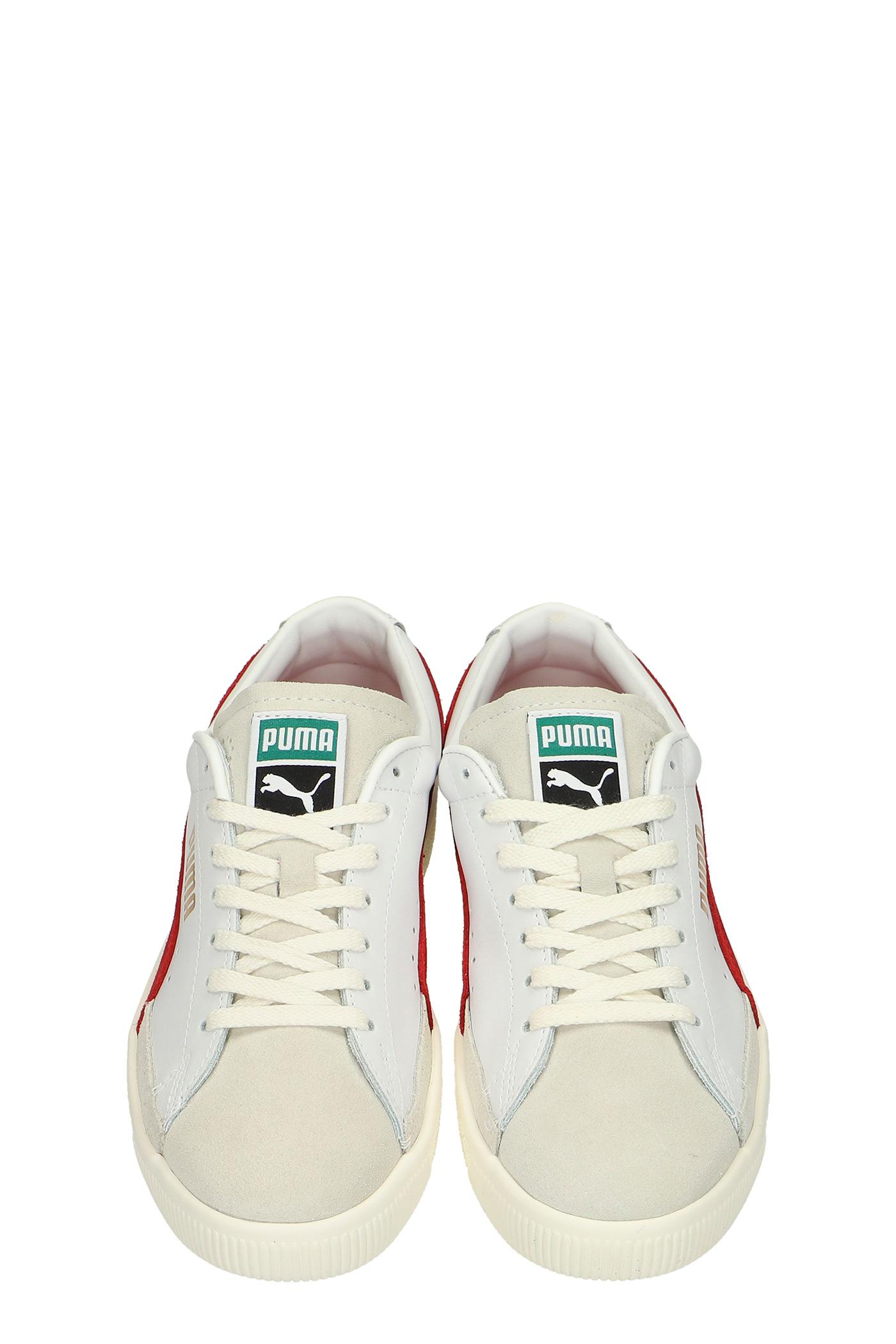 PUMA Basket Vtg Sneakers In White Suede And Leather for Men | Lyst