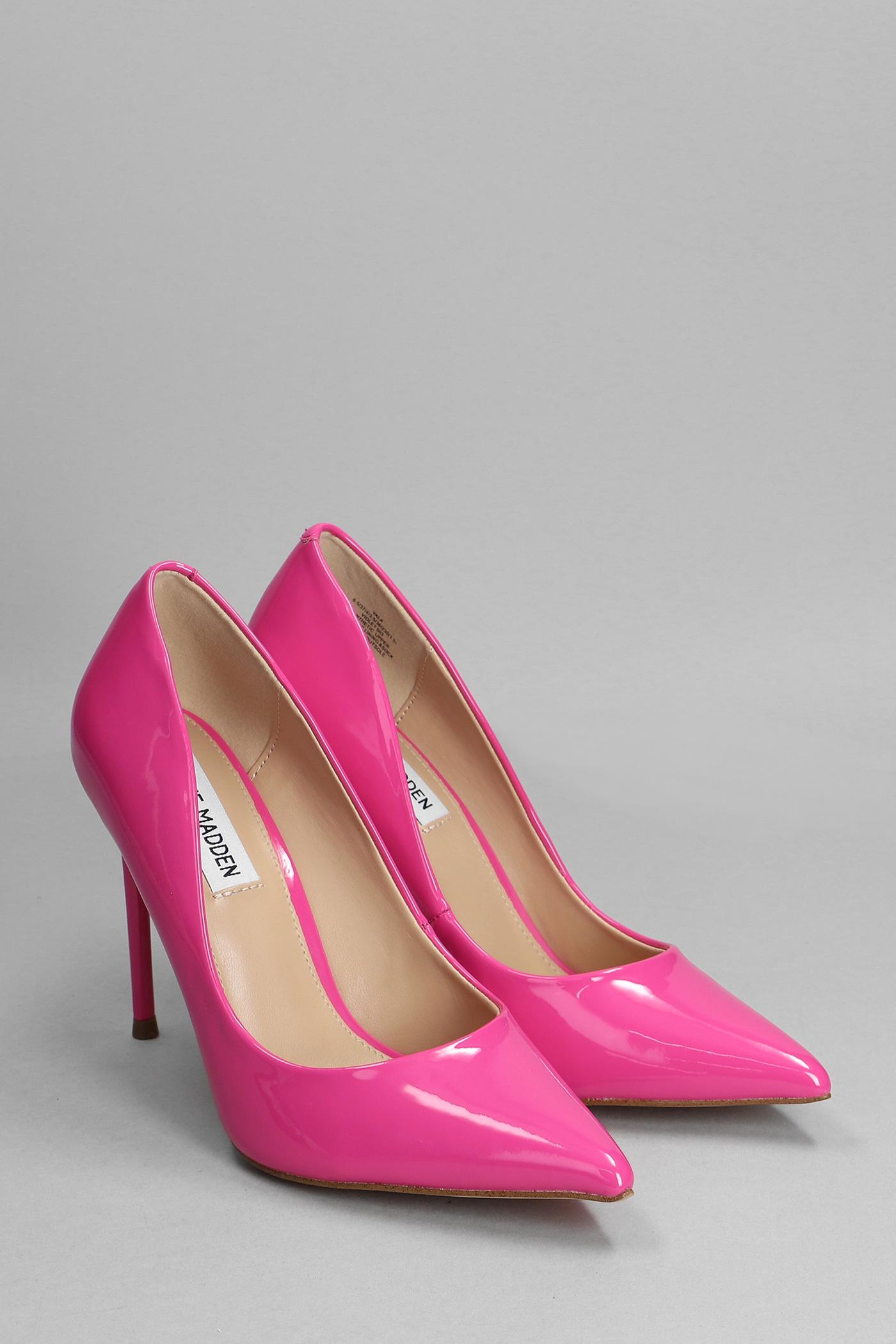 Steve Madden Vala Pumps In Fuxia Patent Leather in Pink | Lyst