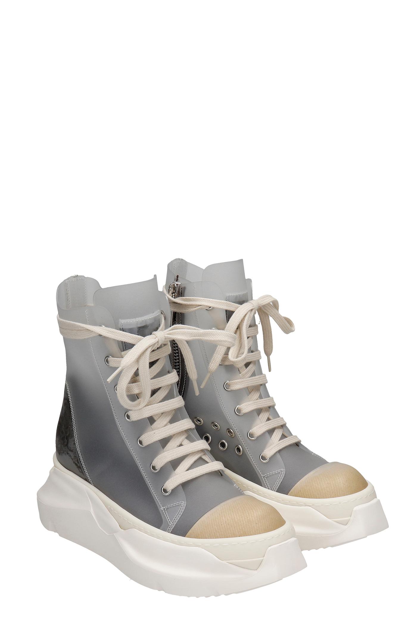 Rick Owens DRKSHDW Abstract Sneakers In Transparent Pvc in Gray | Lyst