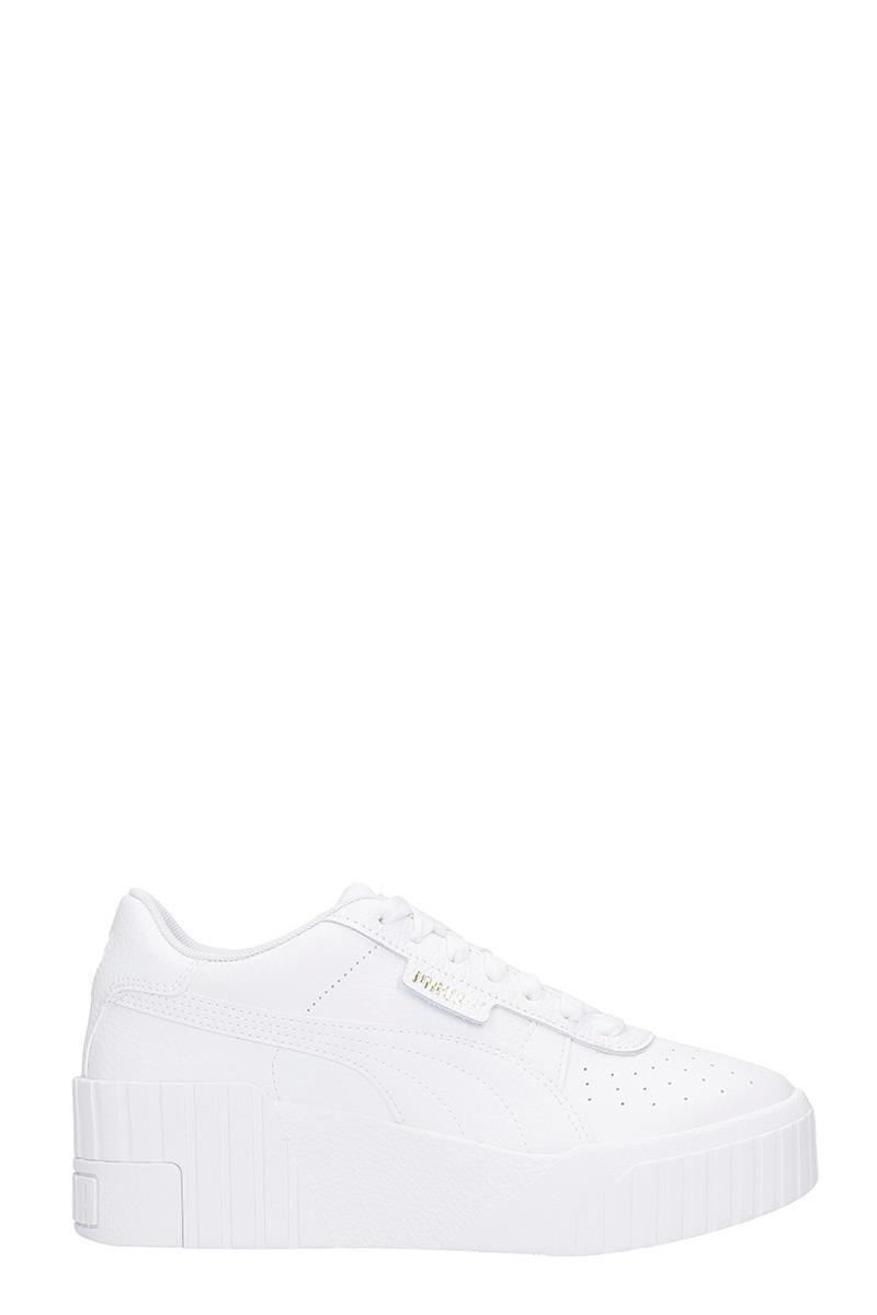 puma cali triple white sneakers