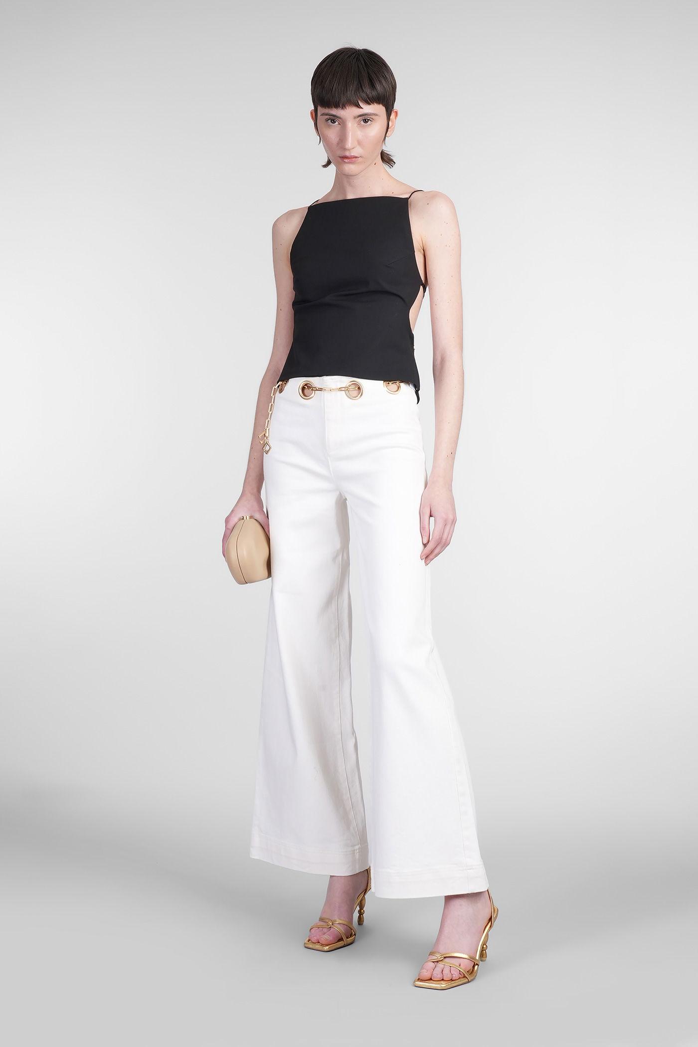【送料&関税込】Cult Gaia Sydney Pants In White Cotton Cult Gaia Sydney Pants in White | Lyst